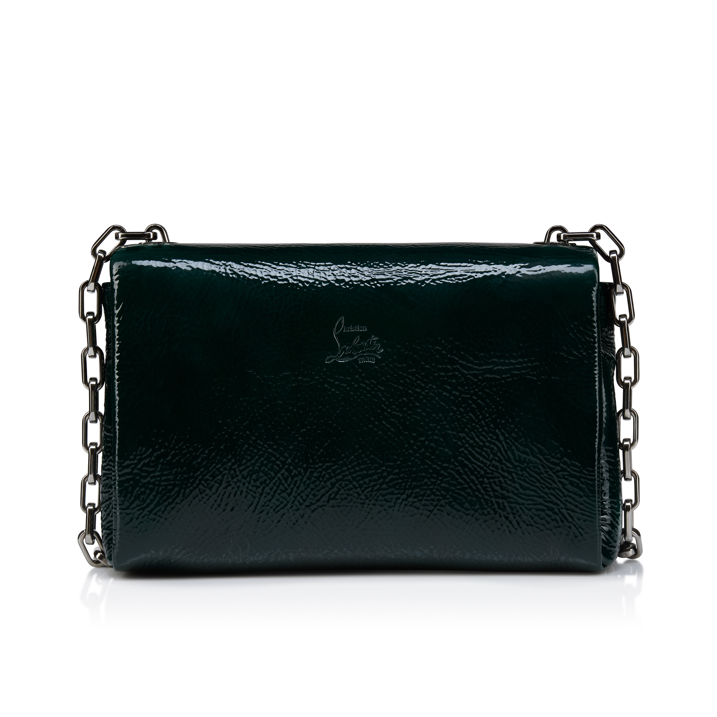 【送料&関税込】Christian Louboutin loubi54 Crossbody Bag Loubi54 Small leather crossbody bag in black - Christian