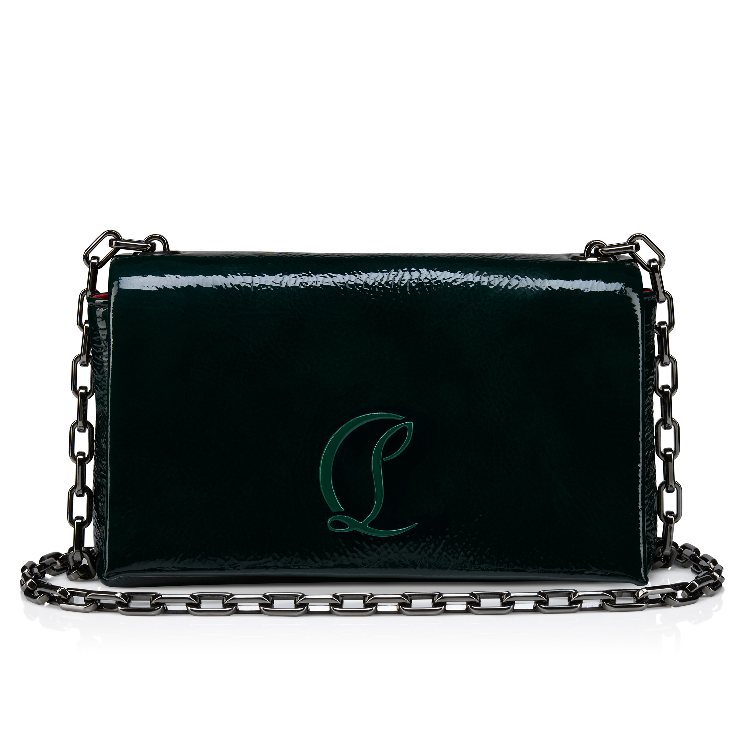Loubi54 - Crossbody bag - Naplak patent calf leather