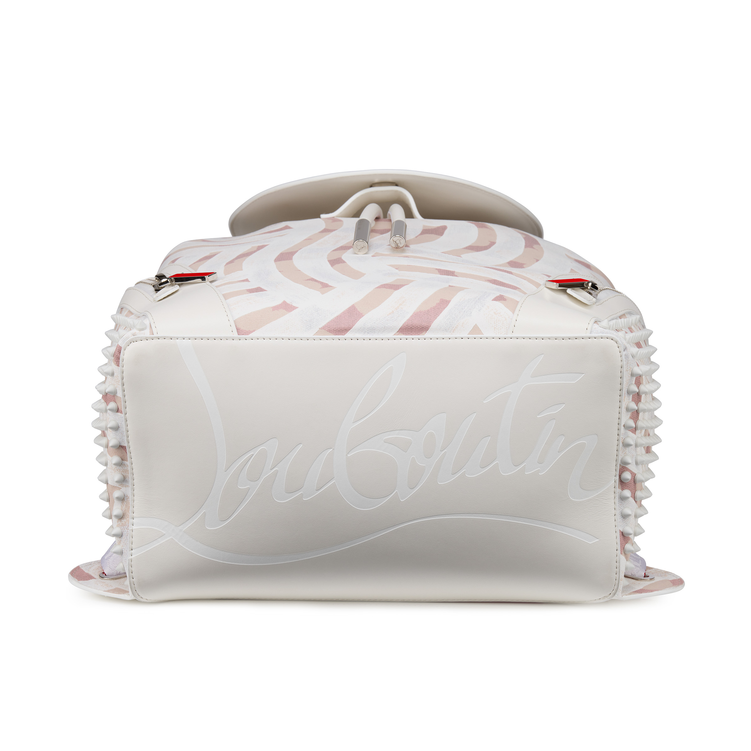 Funky - Backpack - Gaagal coated canvas and spikes - Leche