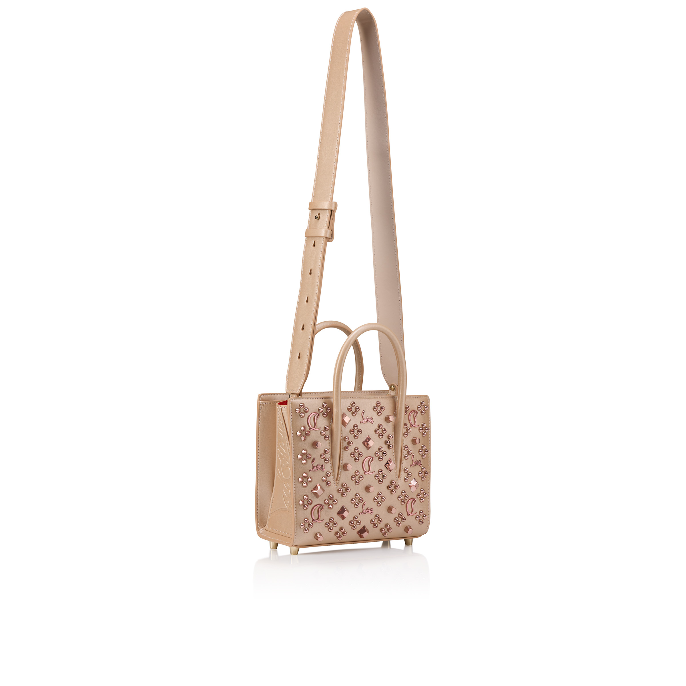 24AW new /Christian Louboutin パロマミニショルダーバッグ Bag Paloma mini - Top handle bag - Calf leather and spikes