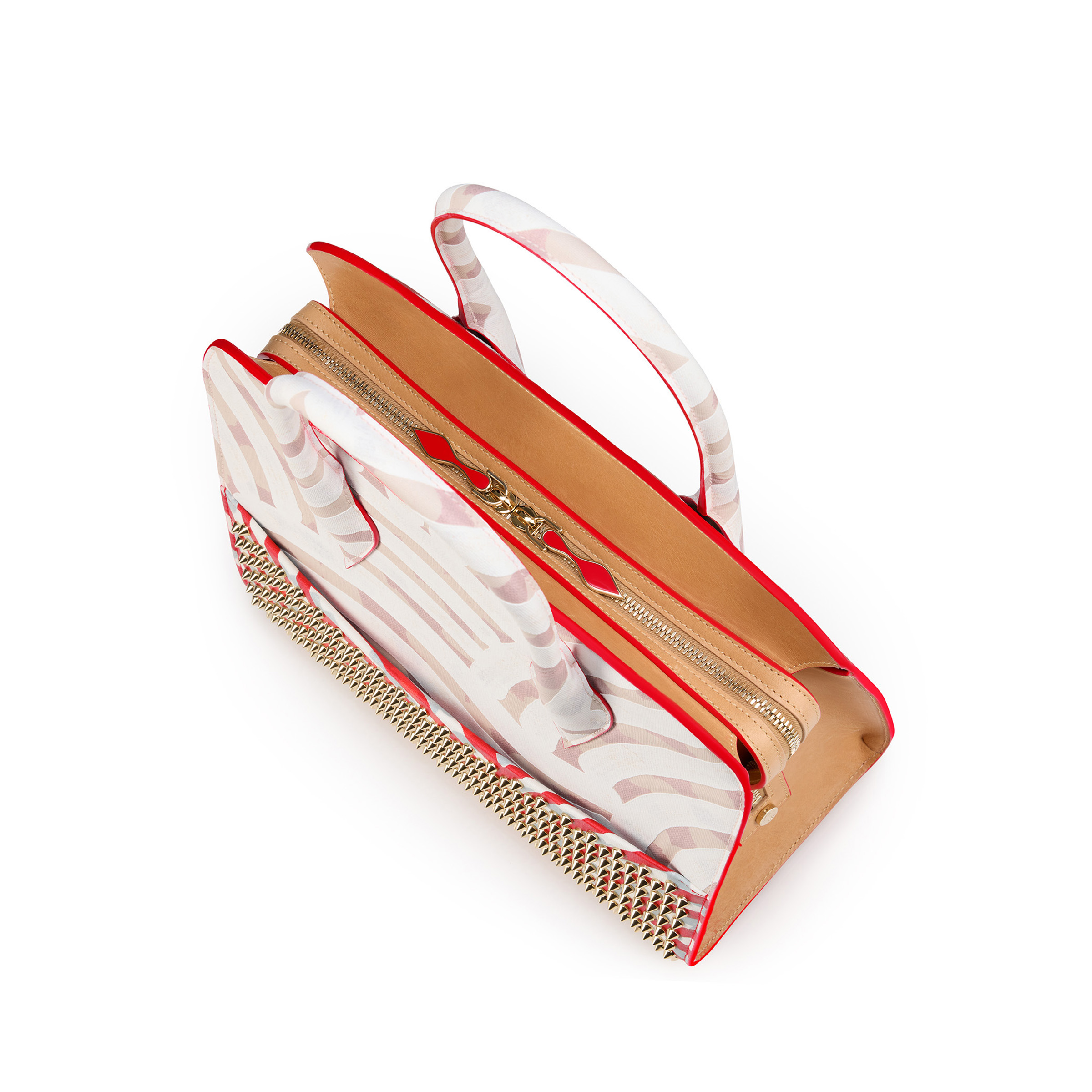 Eloïse medium - Top handle bag - Gaagal coated canvas and