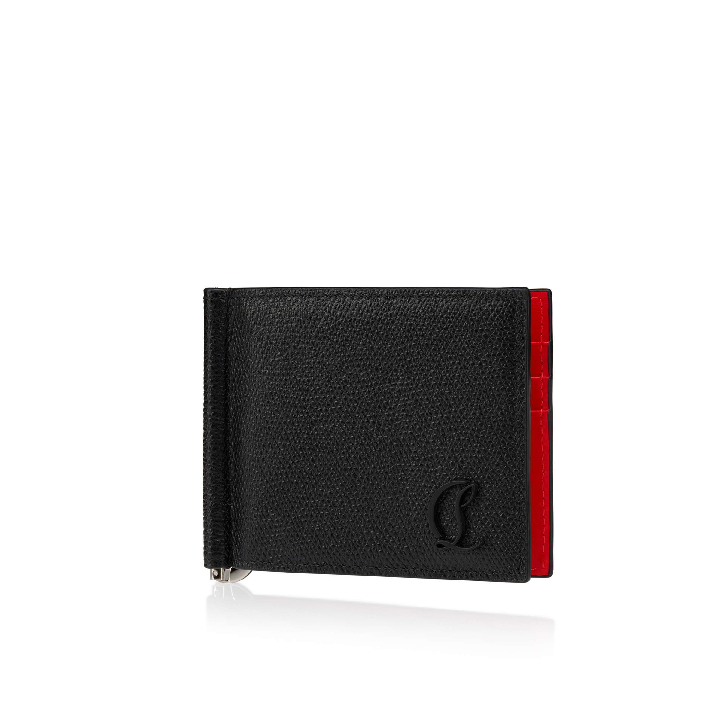 【国内発】新作 [2-5日着] 大人気 C.Louboutin Mooncrest Wallet Mooncrest - Long wallet - Calf Alpin leather - Black