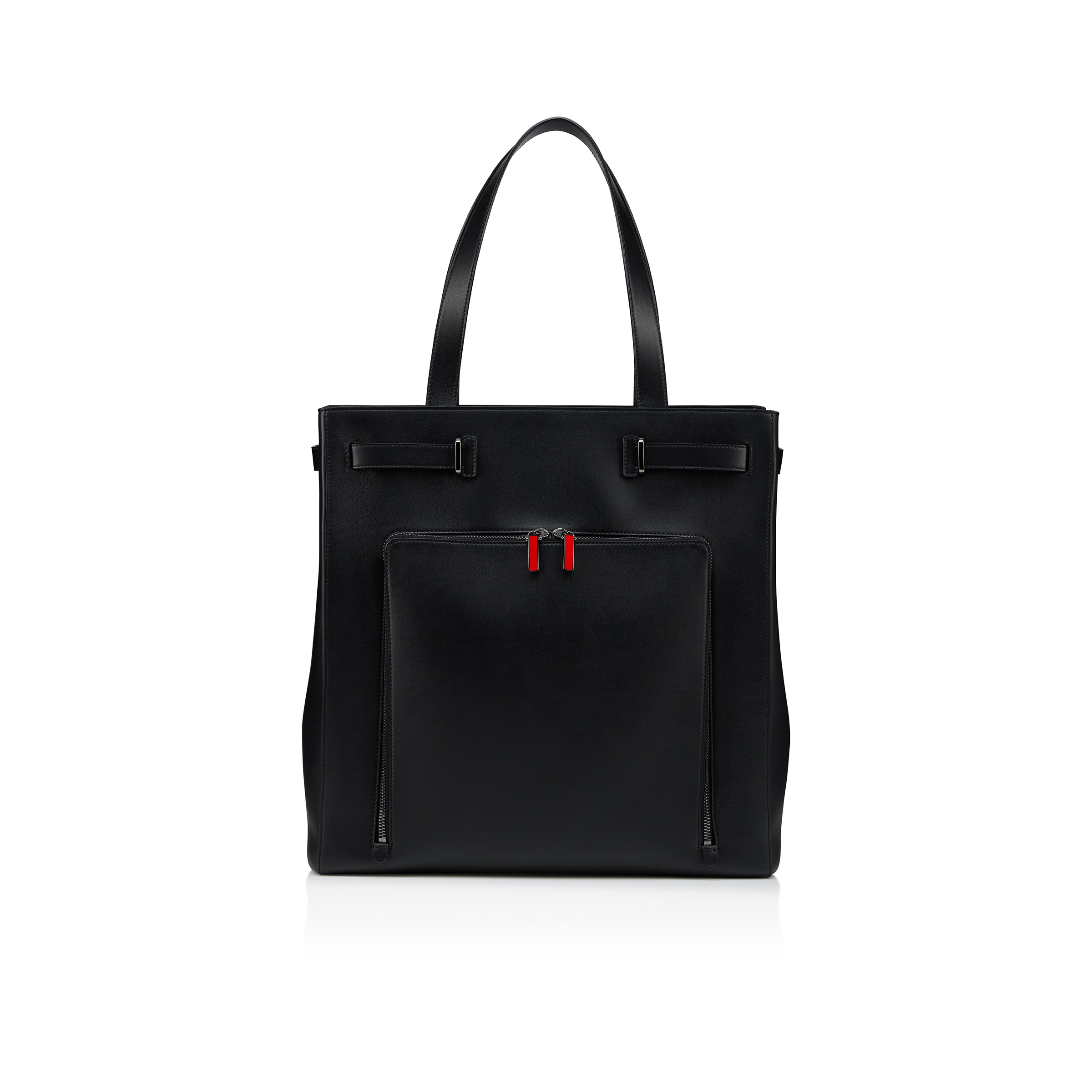【関税&送料込】Christian Louboutin Tote Bag CHRISTIAN LOUBOUTIN: Denim Embroidered Spiked Cabata Tote