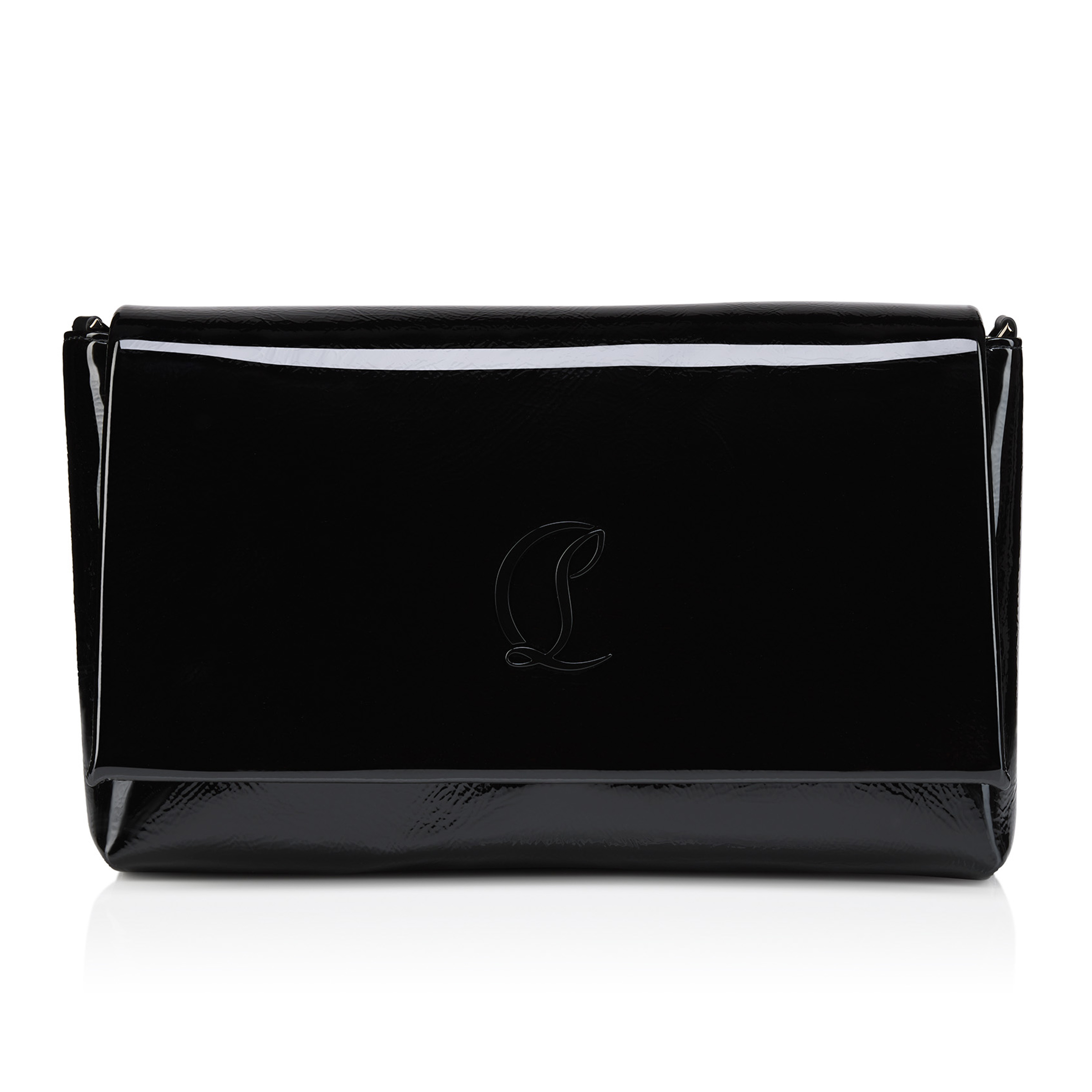 Loubi54 large - Shoulder bag - Naplak patent calf leather - Black