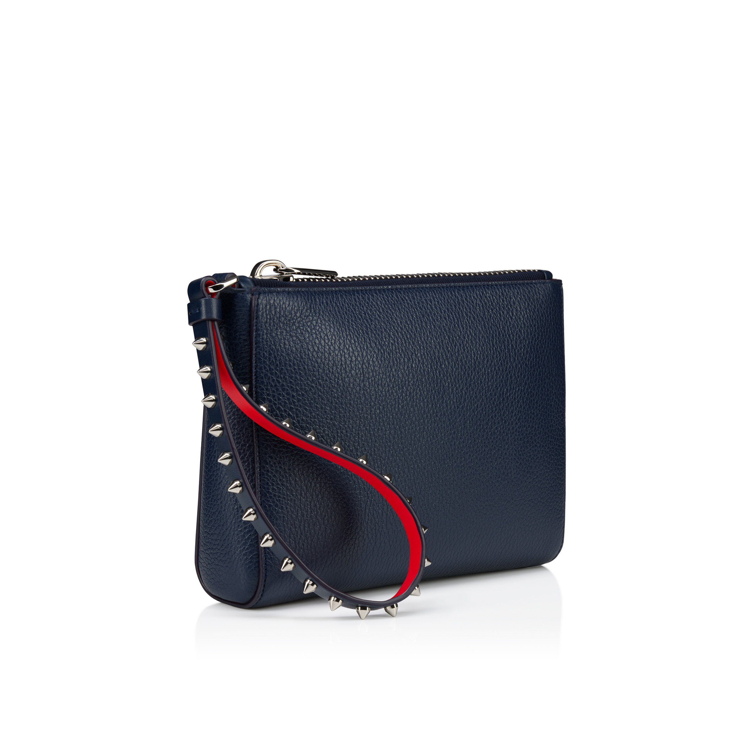 【ChristianLouboutin】VIP価格【Cabata 】ミニ Cabata mini - Pouch - Soft calf leather - Zaffiro
