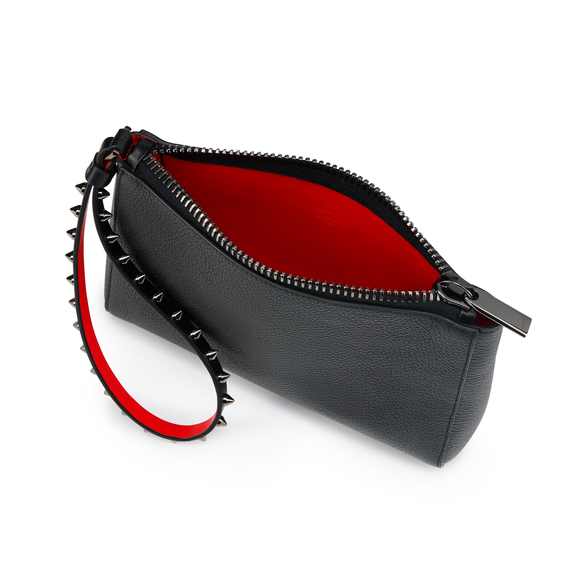 Cabata mini - Pouch - Soft calf leather - Black - Christian
