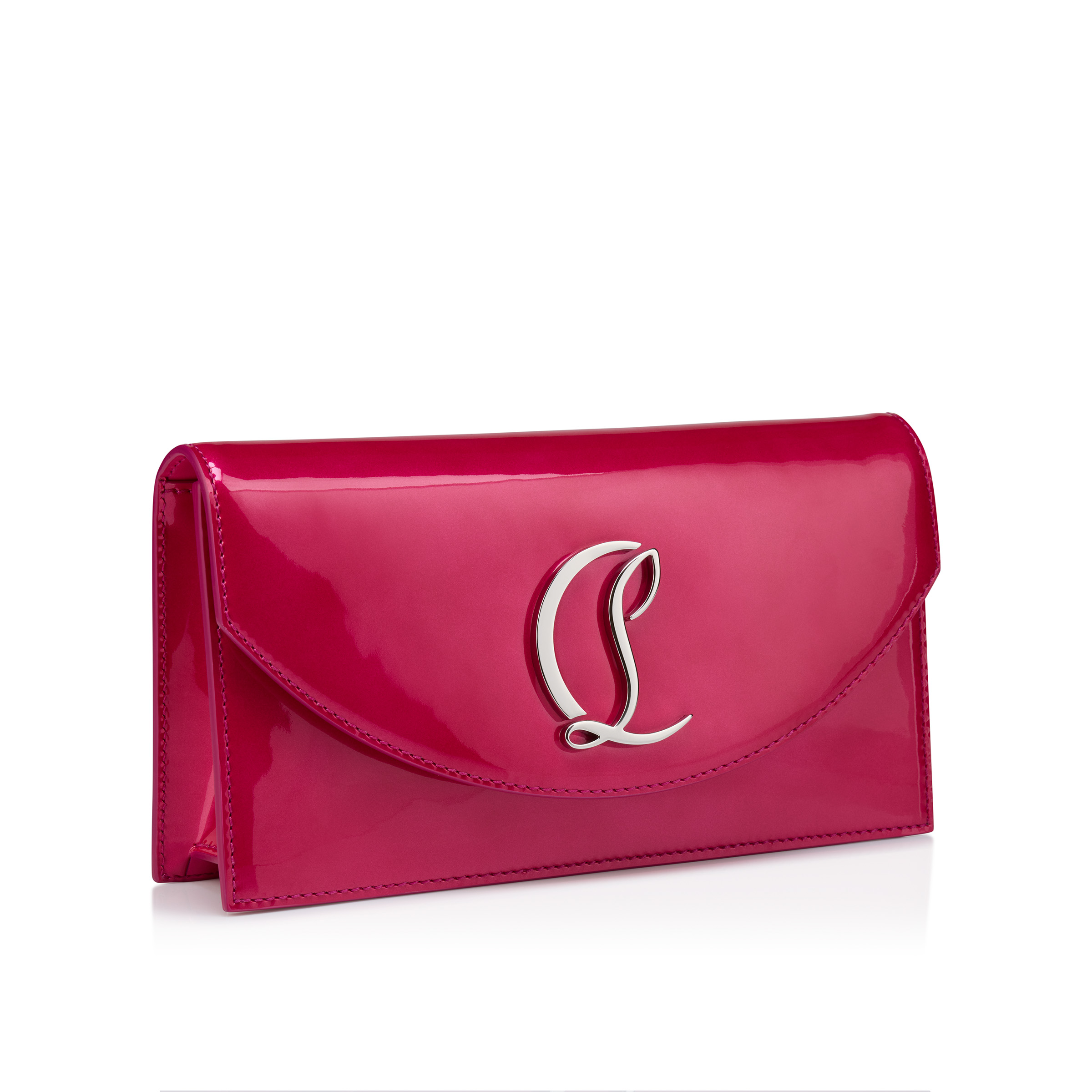 Loubi54 - Clutch - Pearlescent patent calf leather - Pinup