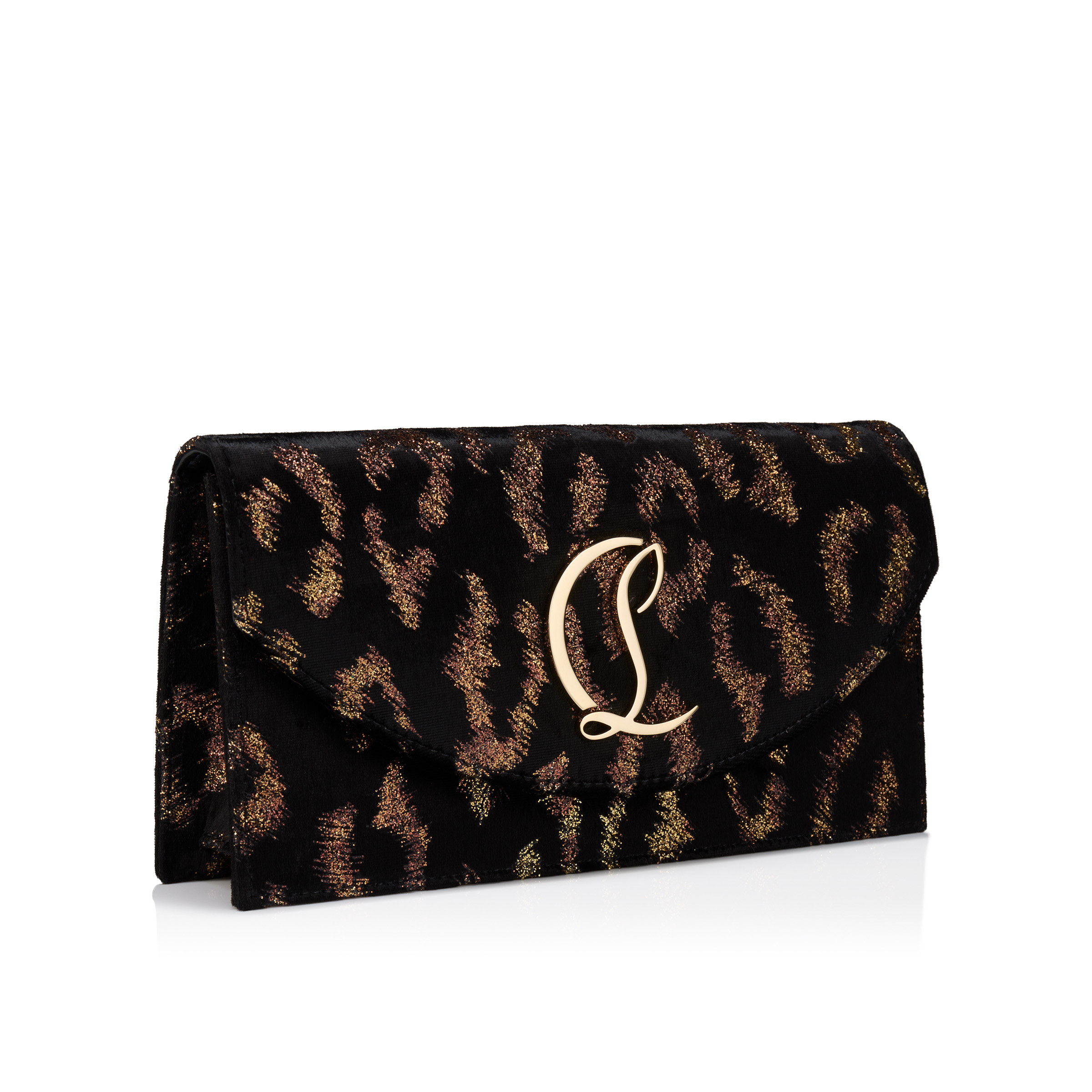 Loubi54 - Clutch - 'Leo By Night' embroidered velvelt