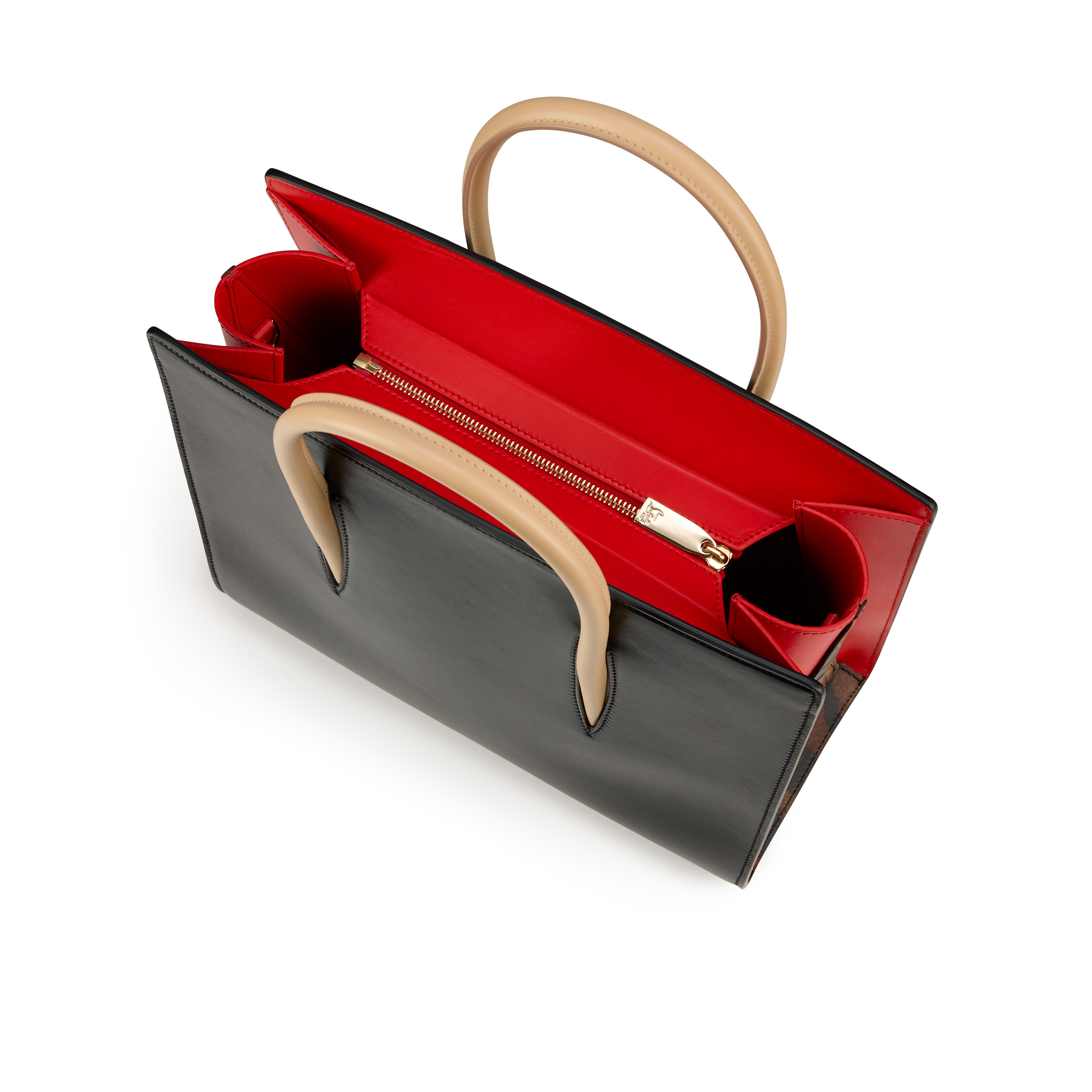 Paloma - Top handle bag - Lamb nappa leather and 'Bengali