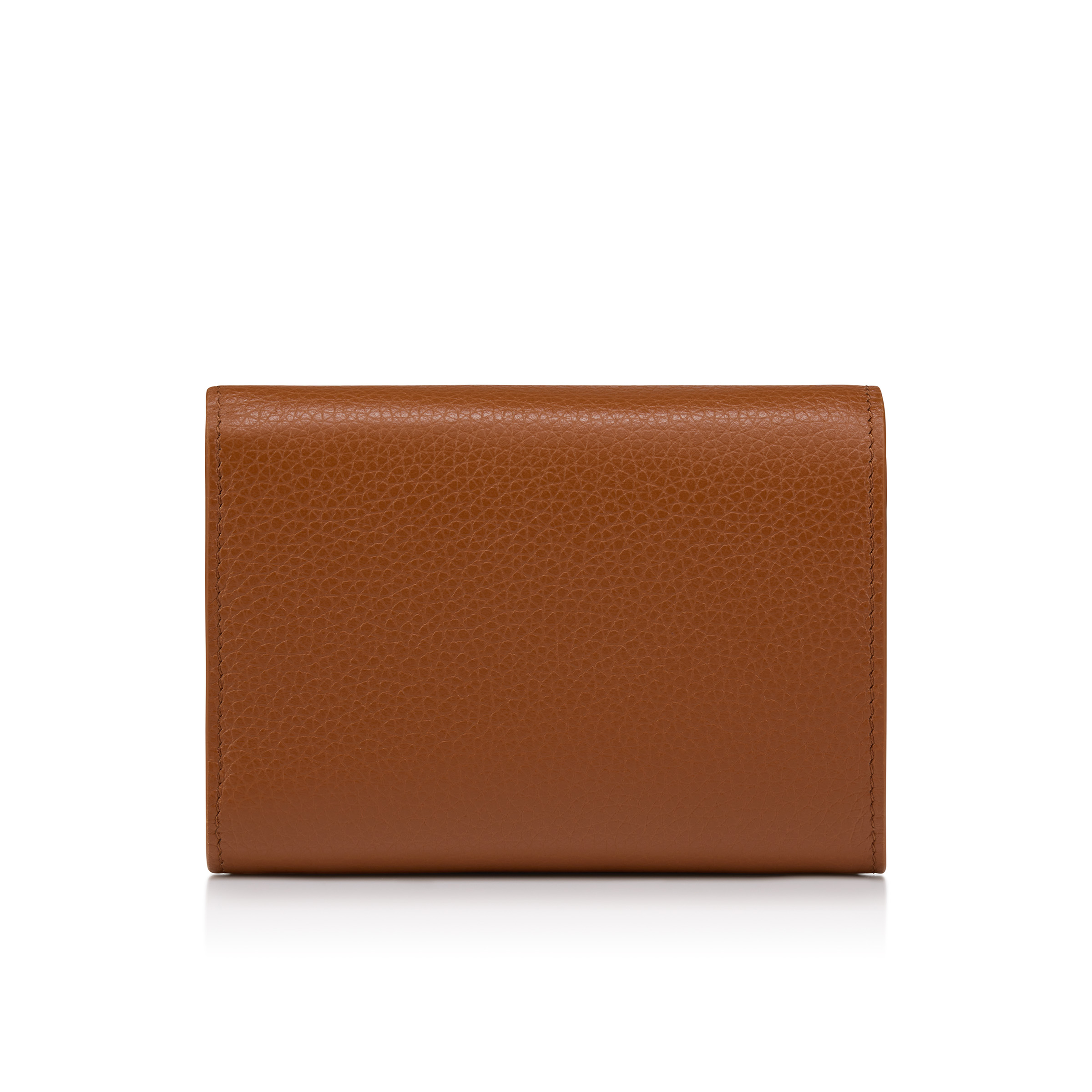 【国内発】新作 [2-5日着] 大人気 C.Louboutin Mooncrest Wallet Mooncrest - Compact wallet - Grained calf leather - Cuoio