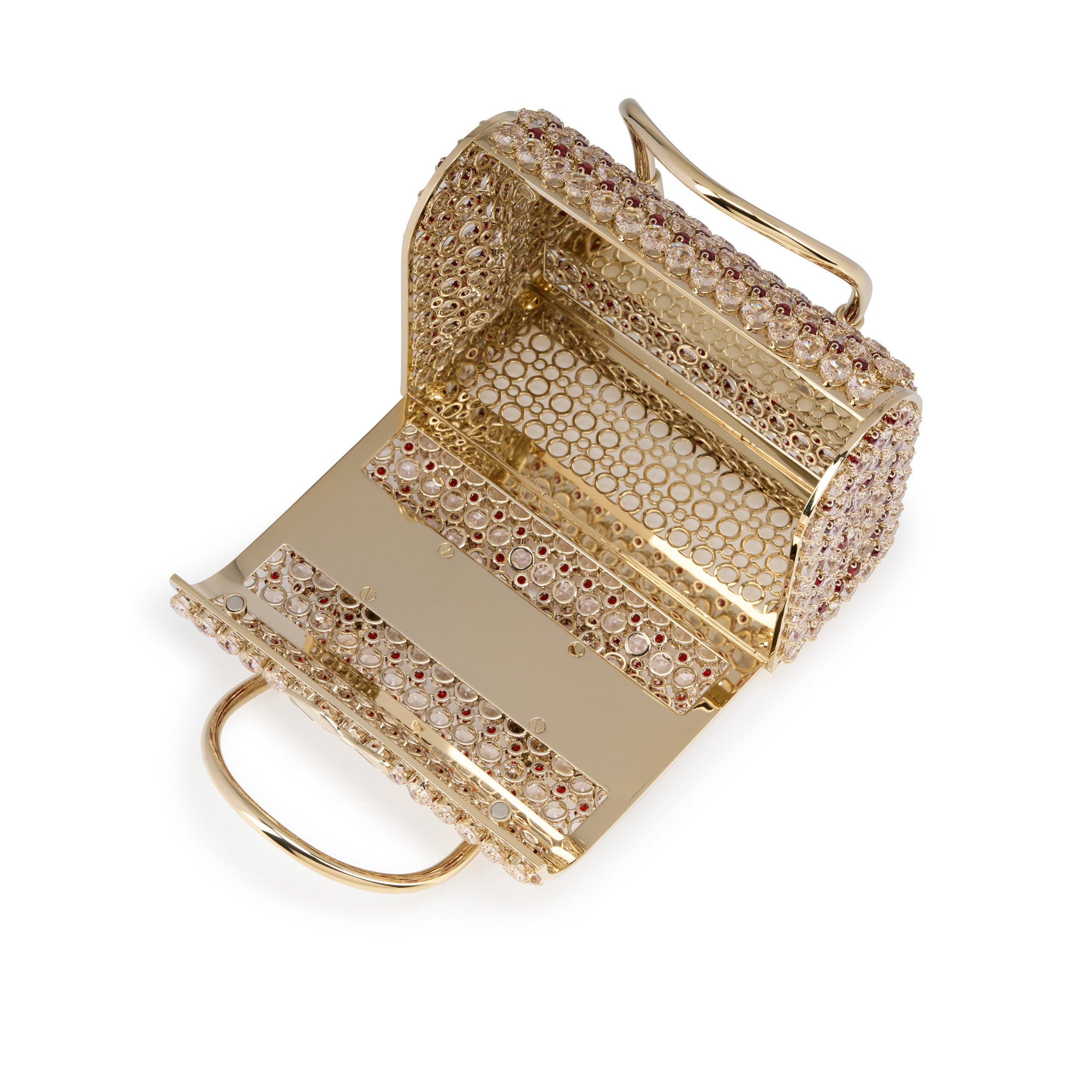 Venus - Clutch - Mesh and strass - Suzuran - Christian Louboutin