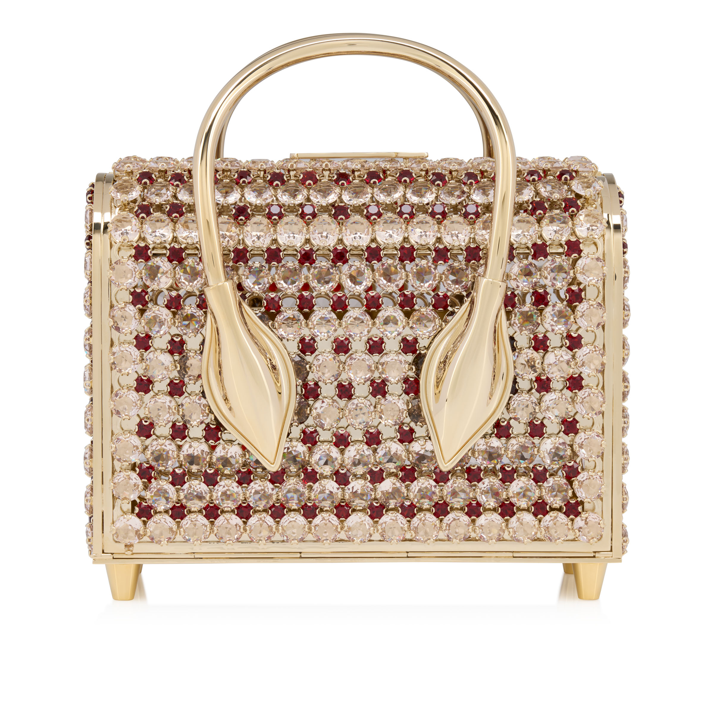 Venus - Clutch - Mesh and strass - Suzuran - Christian Louboutin