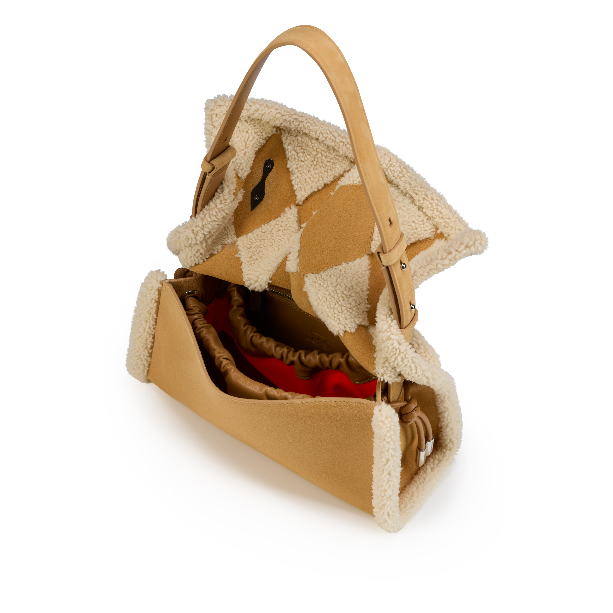 Baggy small - Shoulder bag - Diamond-shaped calf leather and