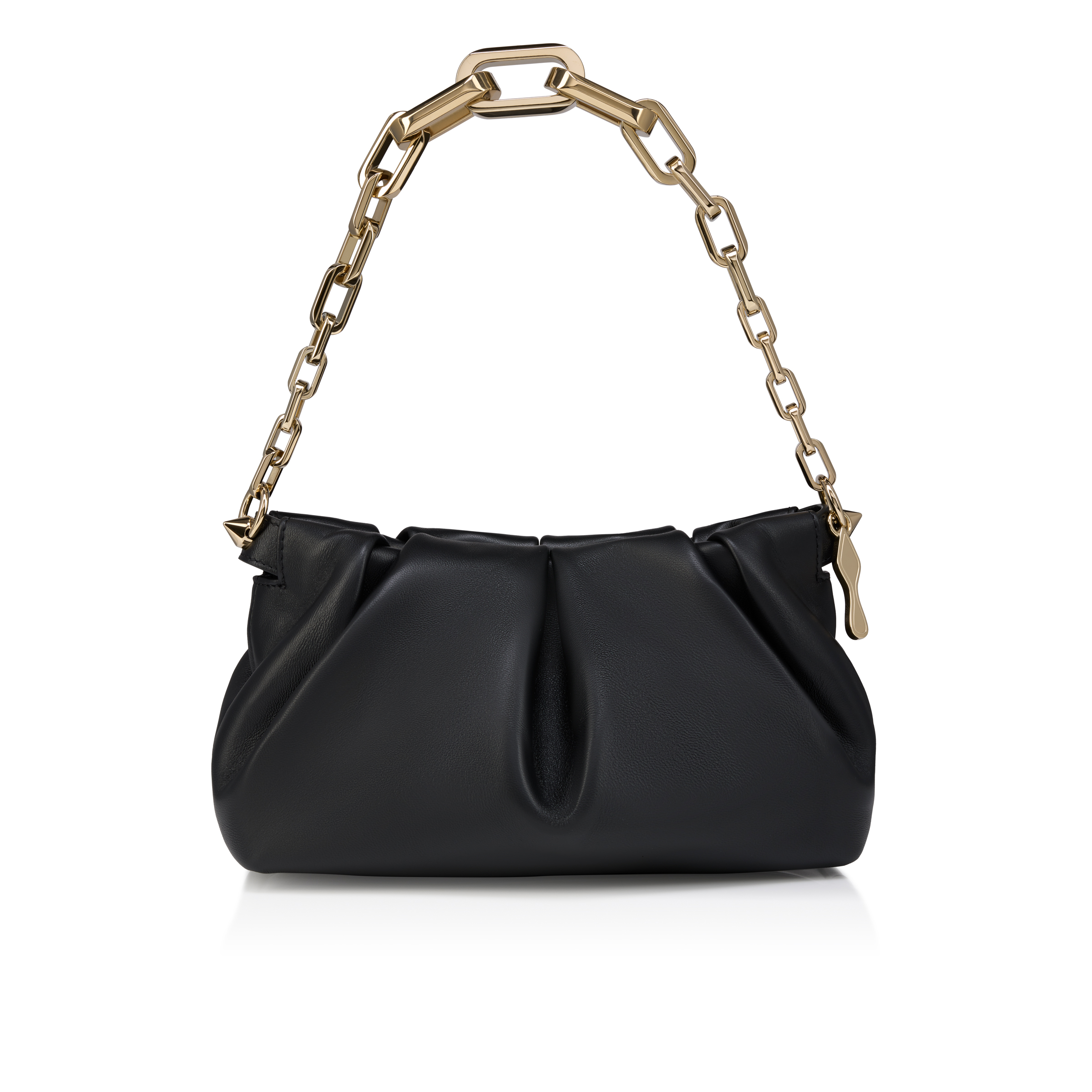 Eva small - Shoulder bag - Lamb nappa leather - Black - Christian