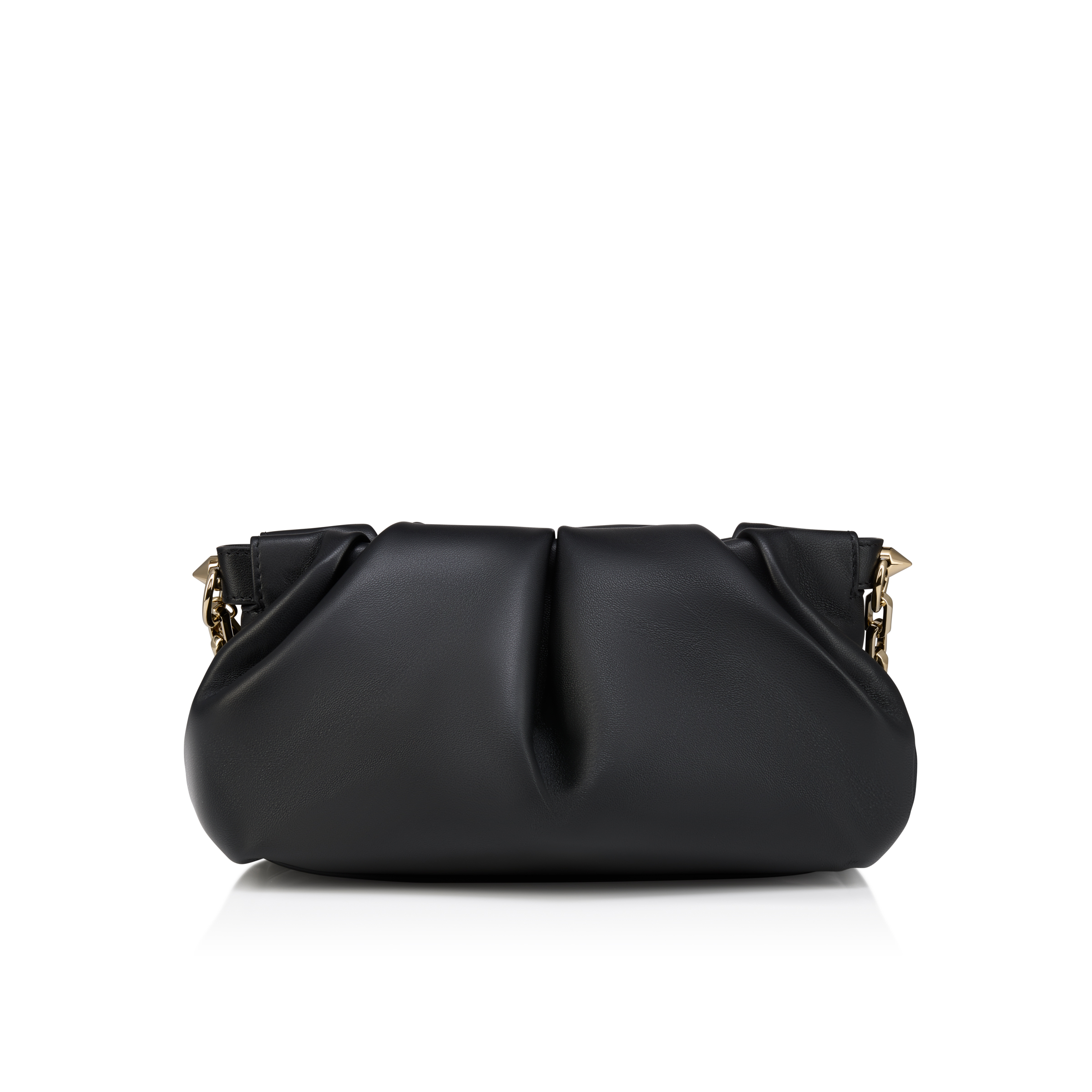 Eva small - Shoulder bag - Lamb nappa leather - Black - Christian
