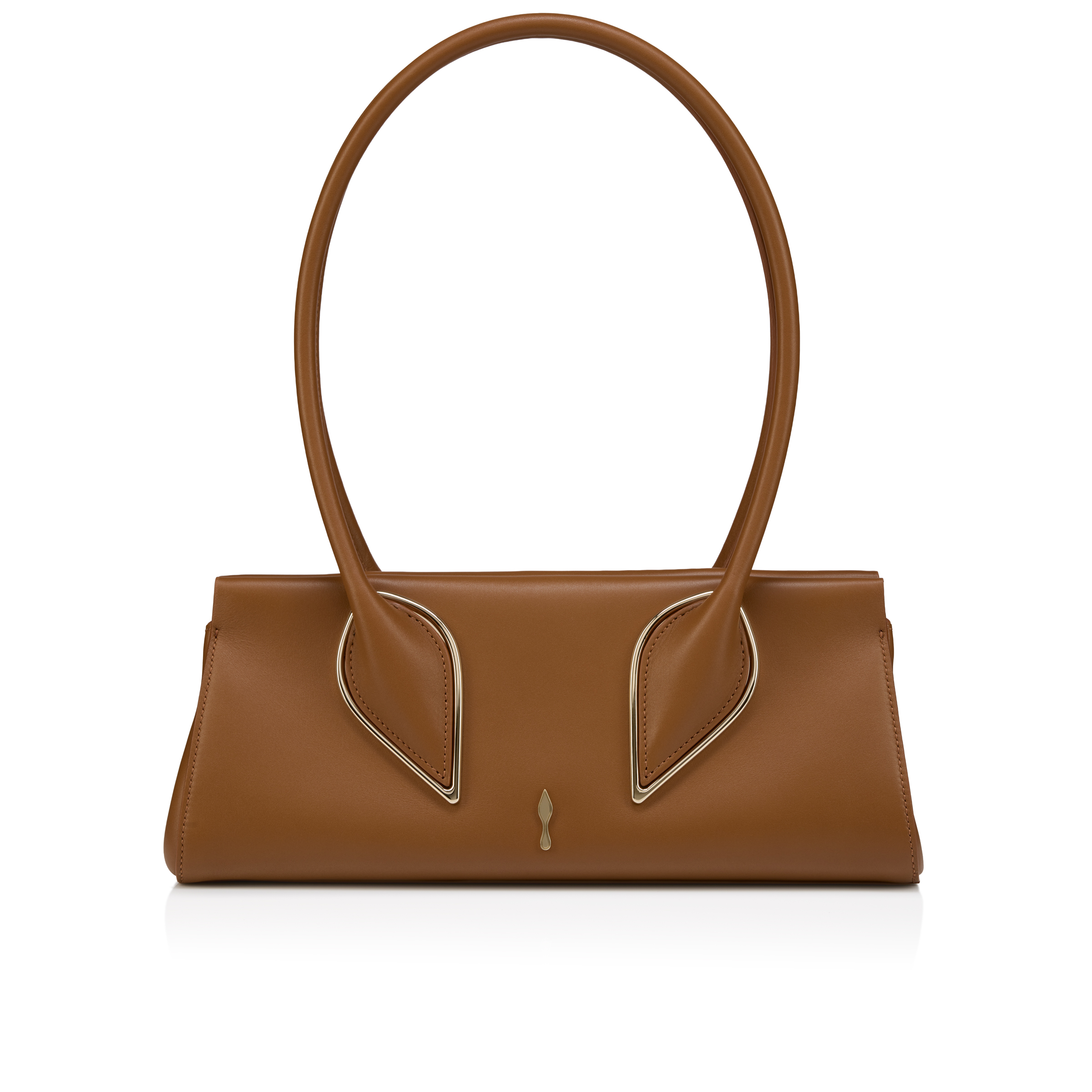 Venus - Shoulder bag - Calf leather - Cuoio - Christian Louboutin