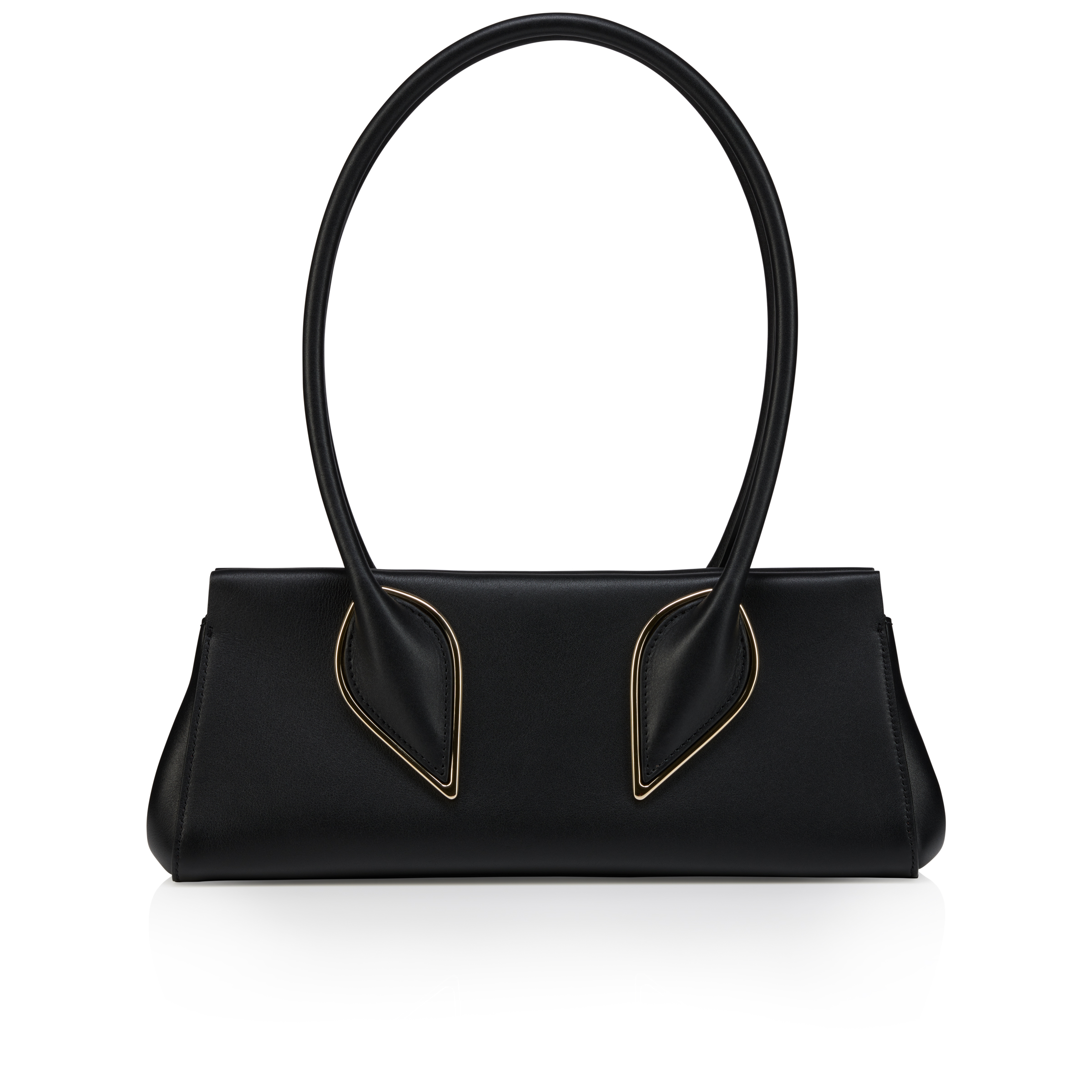 Venus - Shoulder bag - Calf leather - Black - Christian Louboutin