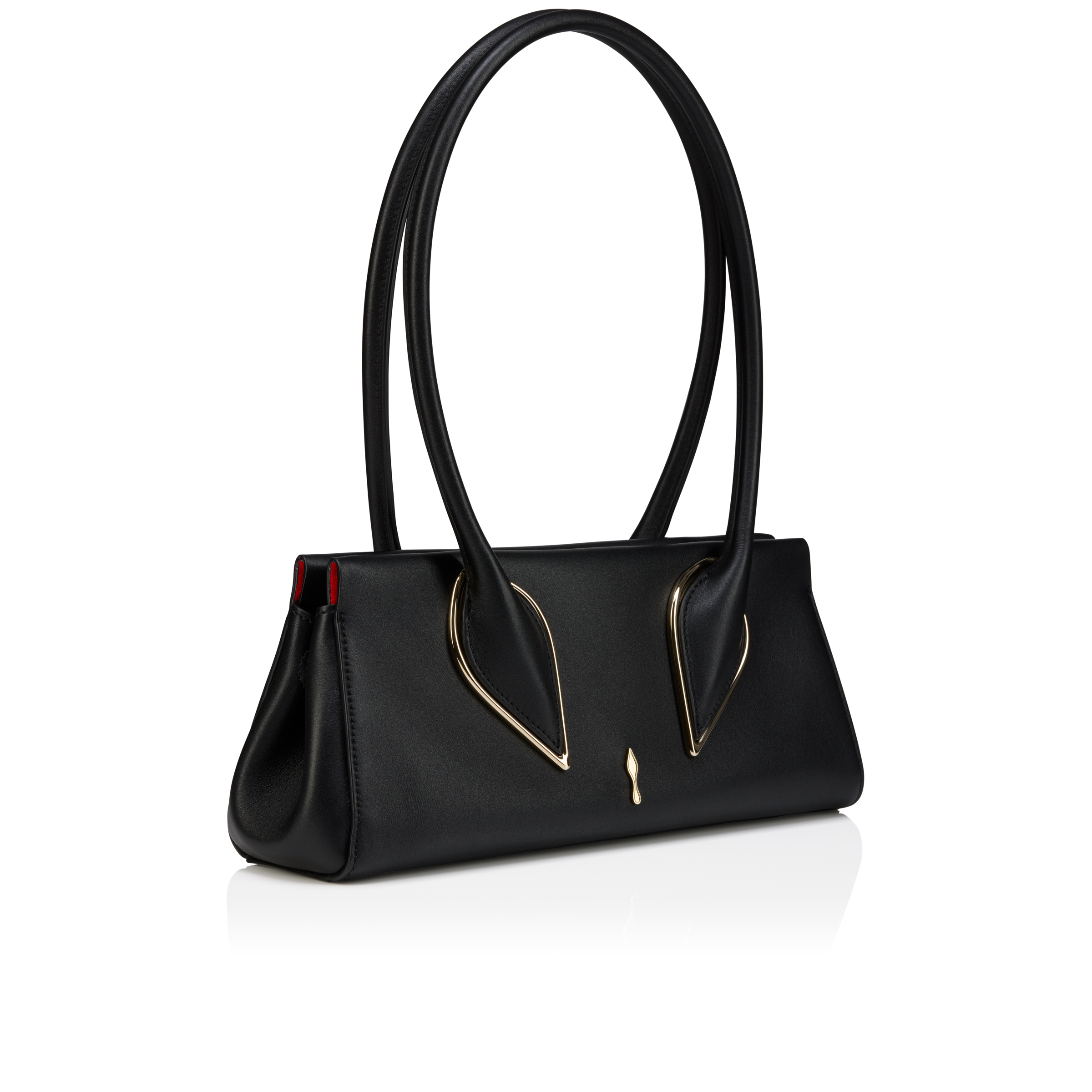 Venus - Shoulder bag - Calf leather - Black - Christian Louboutin