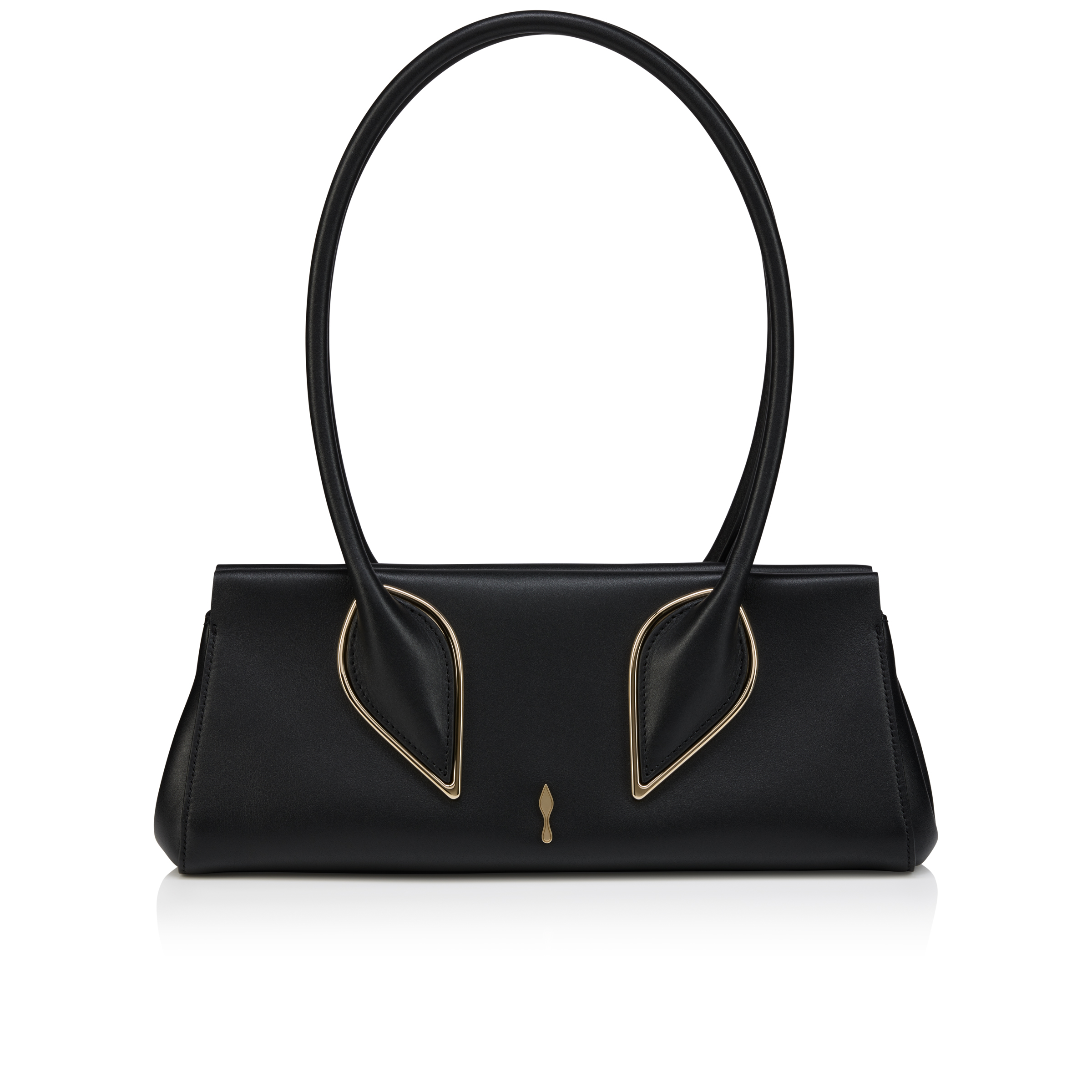 Venus - Shoulder bag - Calf leather - Black - Christian Louboutin