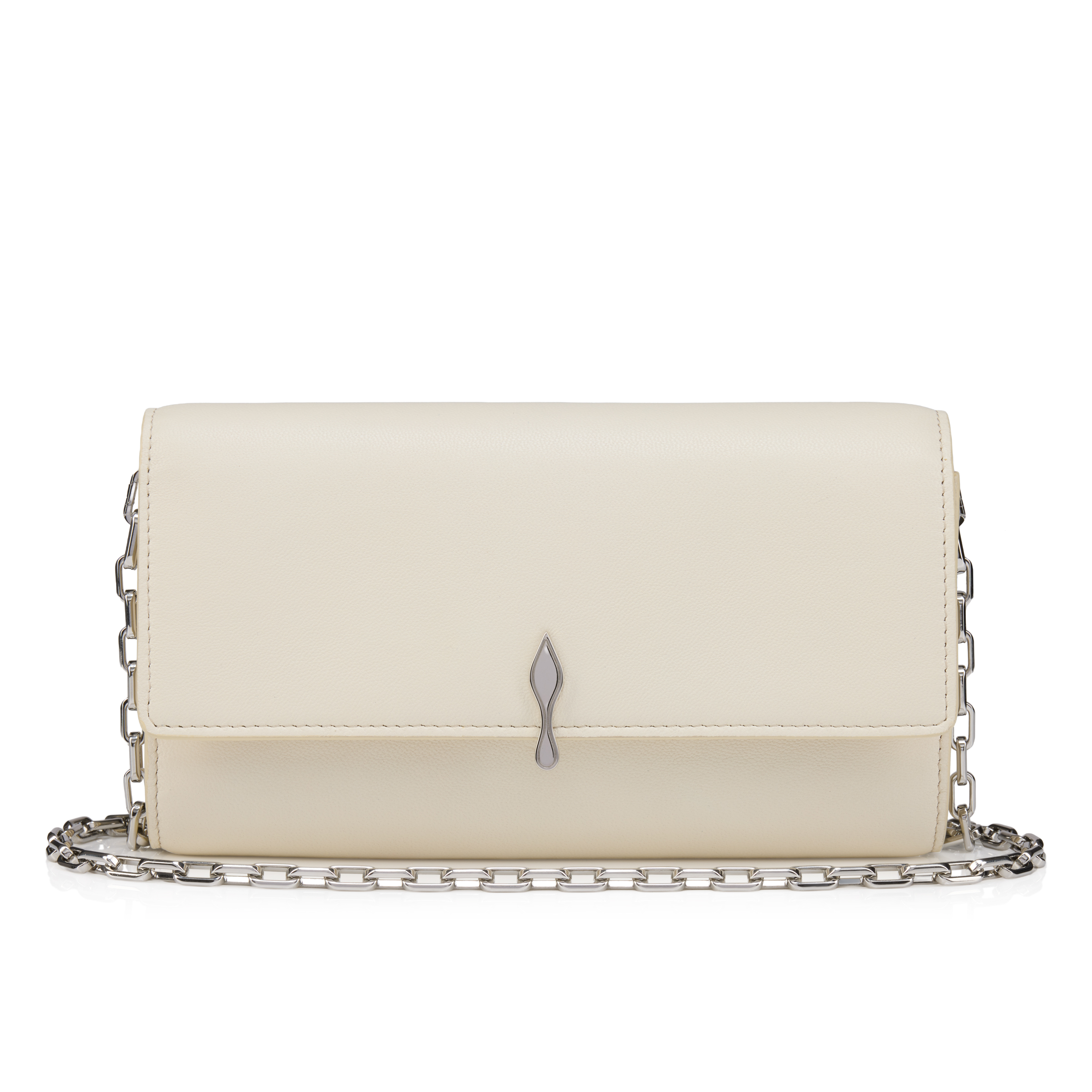 Bettina - Wallet on chain - Lamb nappa leather - Suzuran