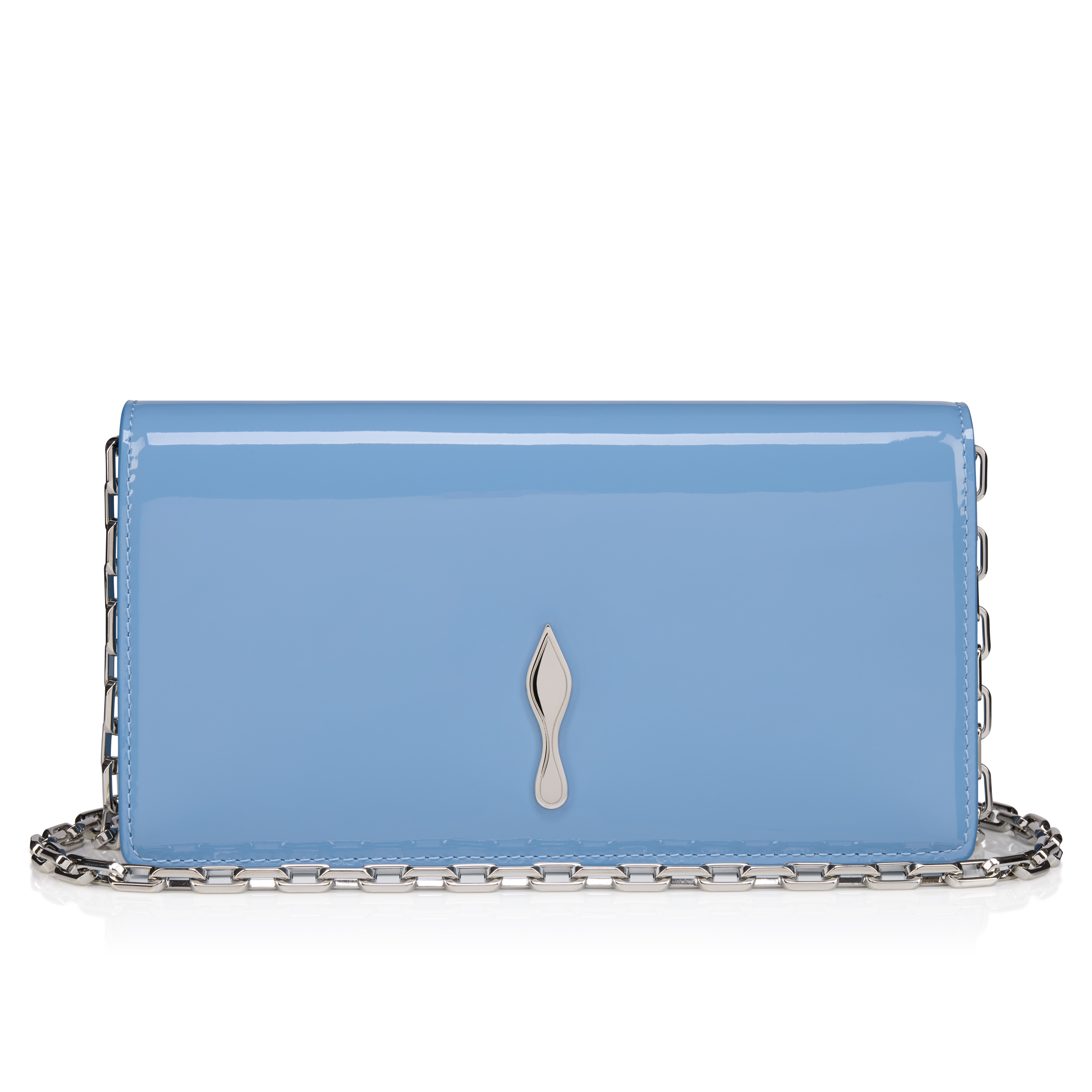 Bettina - Clutch - Patent calf leather - Ceruleo - Christian