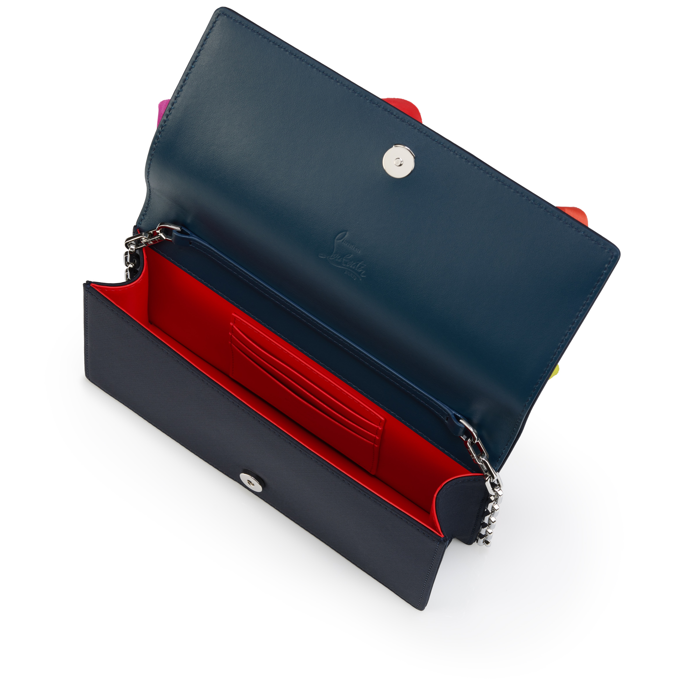 Bettina - Clutch - Crepe satin - Last Night - Christian Louboutin