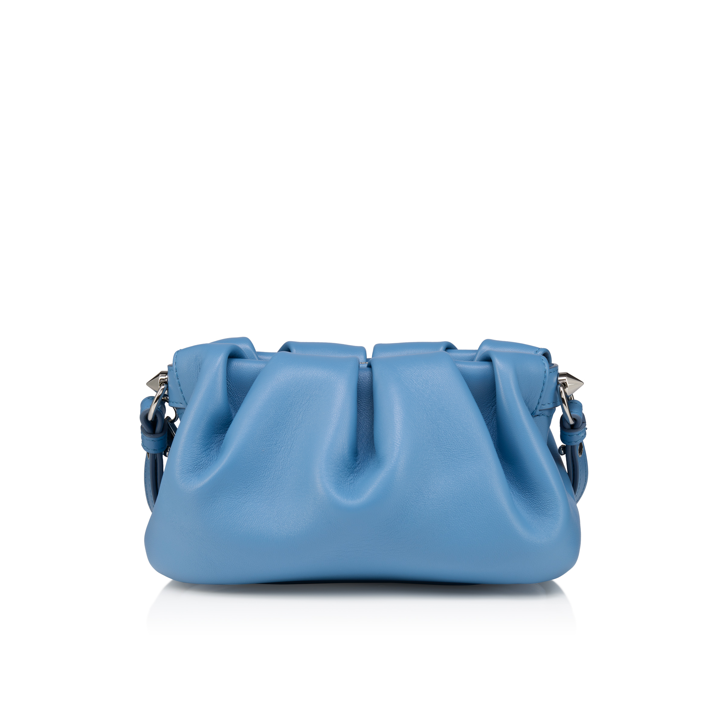 Eva mini - Crossbody bag - Lamb nappa leather - Ceruleo
