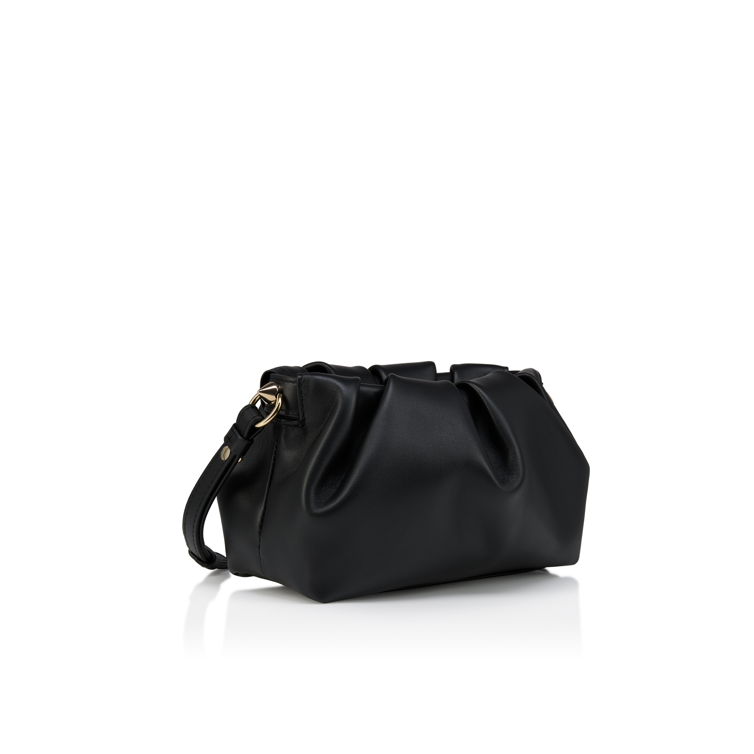 Eva mini - Crossbody bag - Lamb nappa leather - Black - Christian