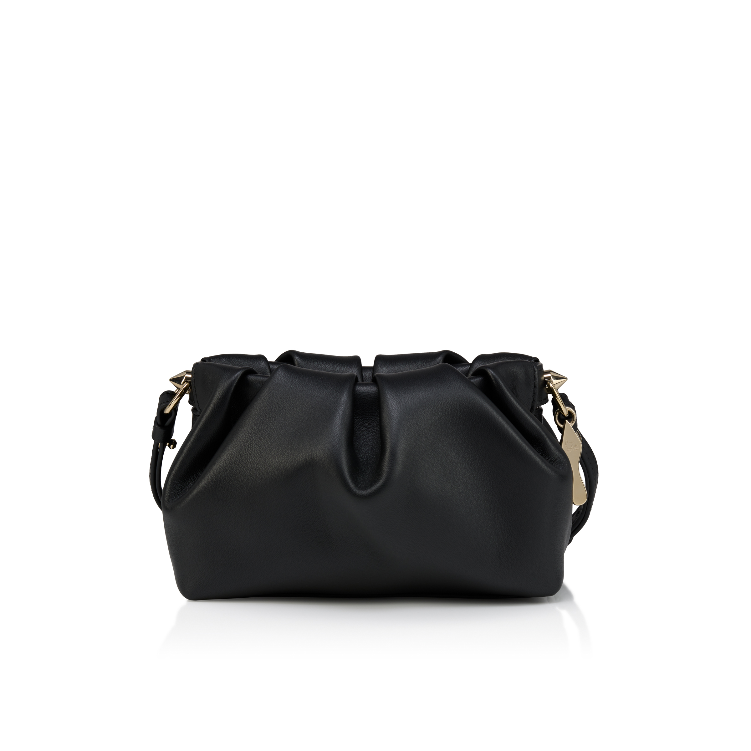 Eva mini - Crossbody bag - Lamb nappa leather - Black - Christian