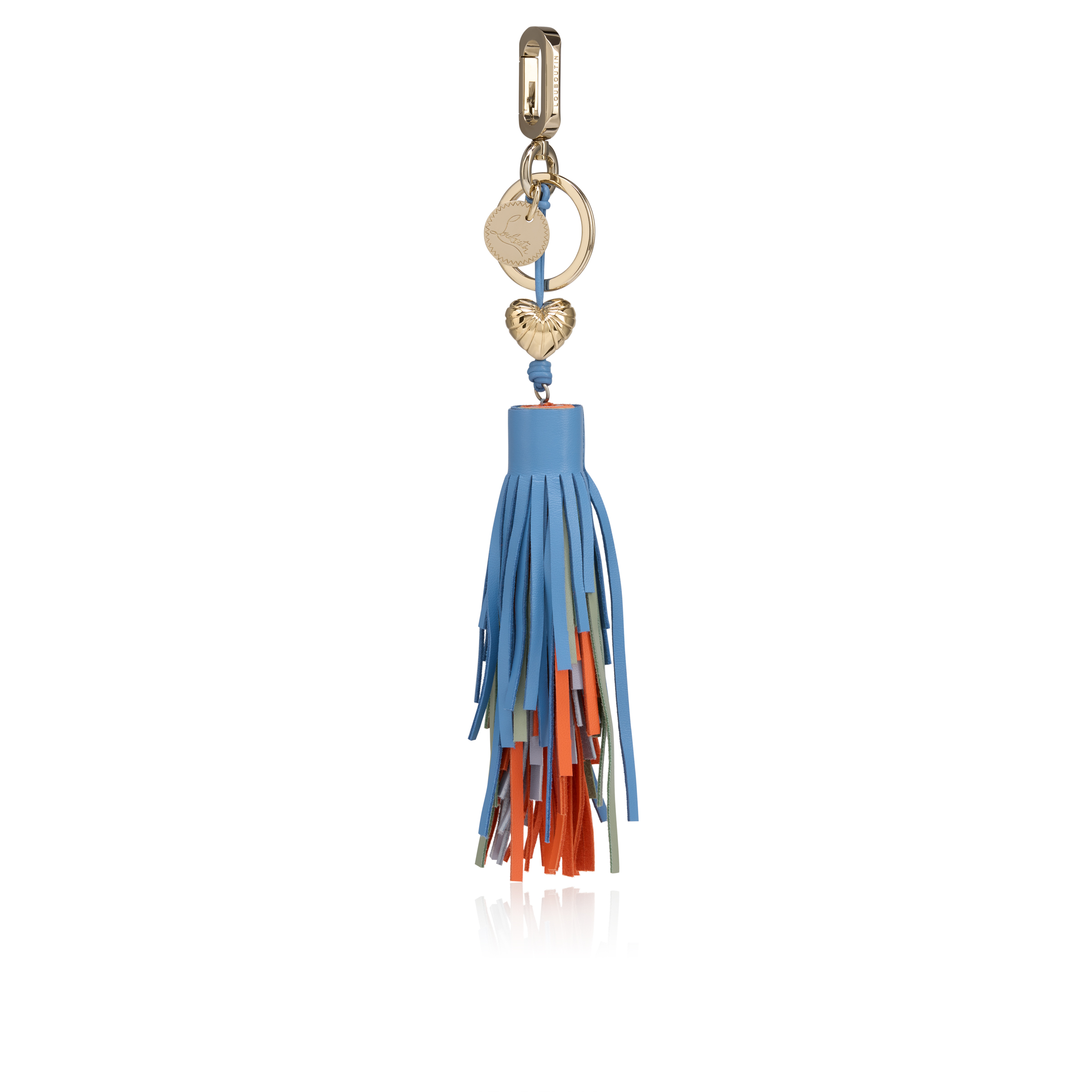 Keyring - Keyring - Lamb nappa leather - Multicolor - Christian