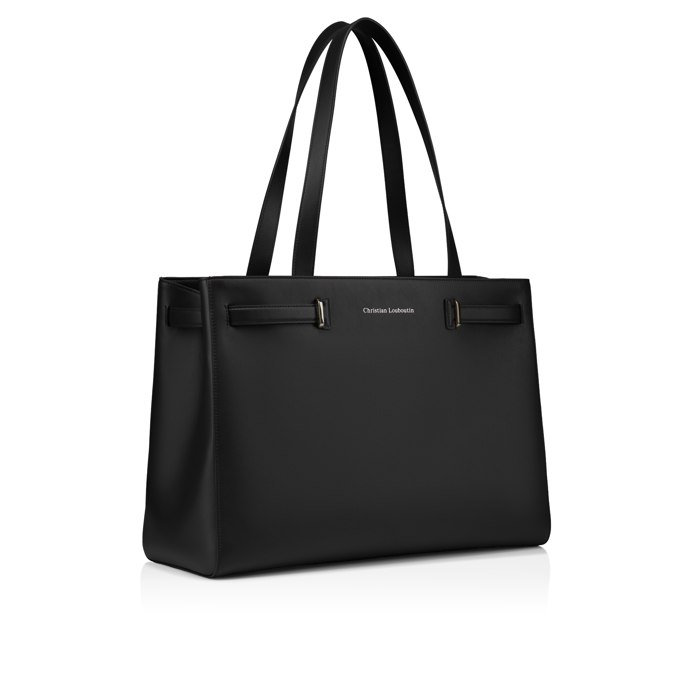 Djanis - Tote bag - Calf leather - Black - Christian Louboutin