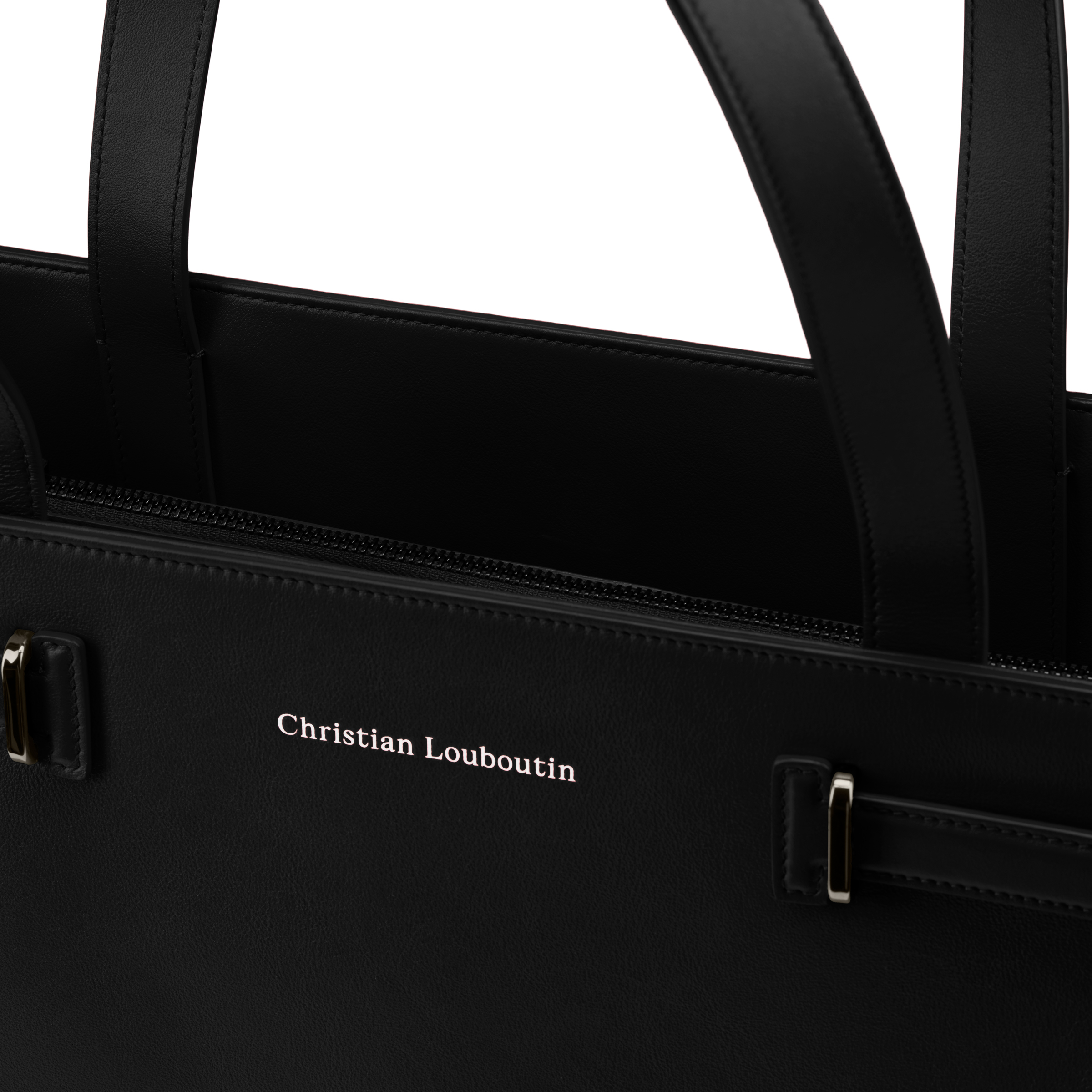 Djanis - Tote bag - Calf leather - Black - Christian Louboutin
