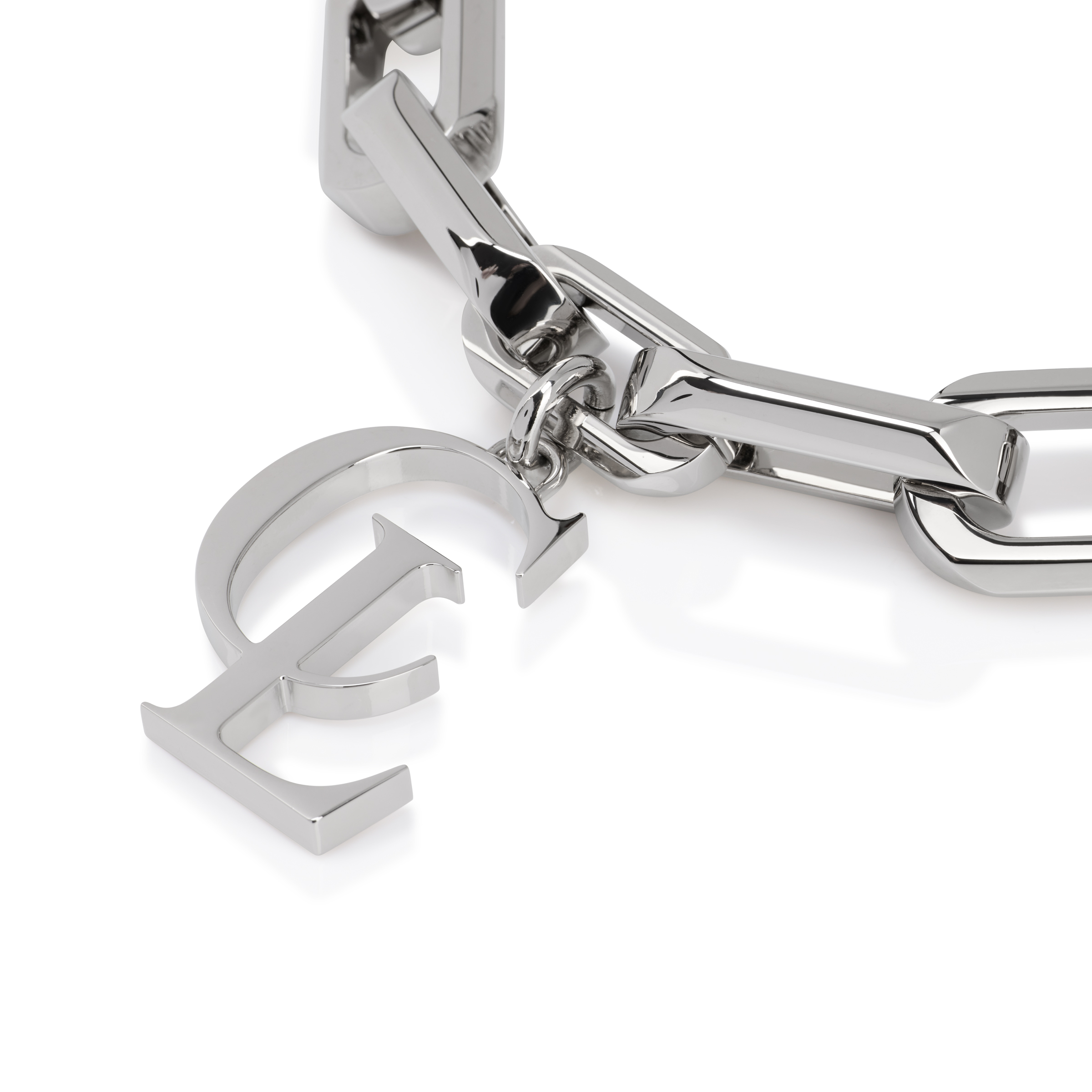 CL Necklace - Necklace - Metal - Silver - Christian Louboutin