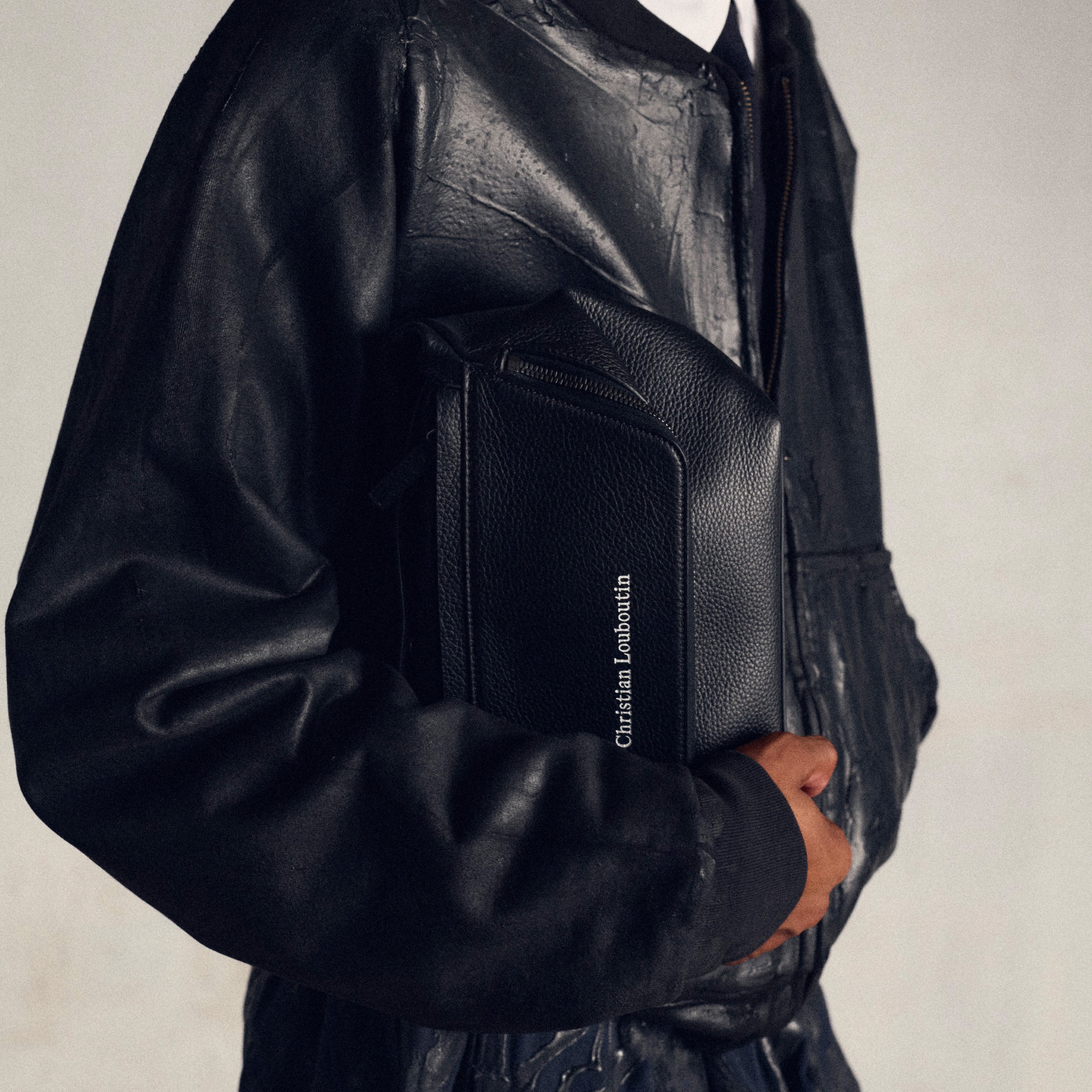 Nostalgic - Belt bag - Grained calf leather - Black - Christian