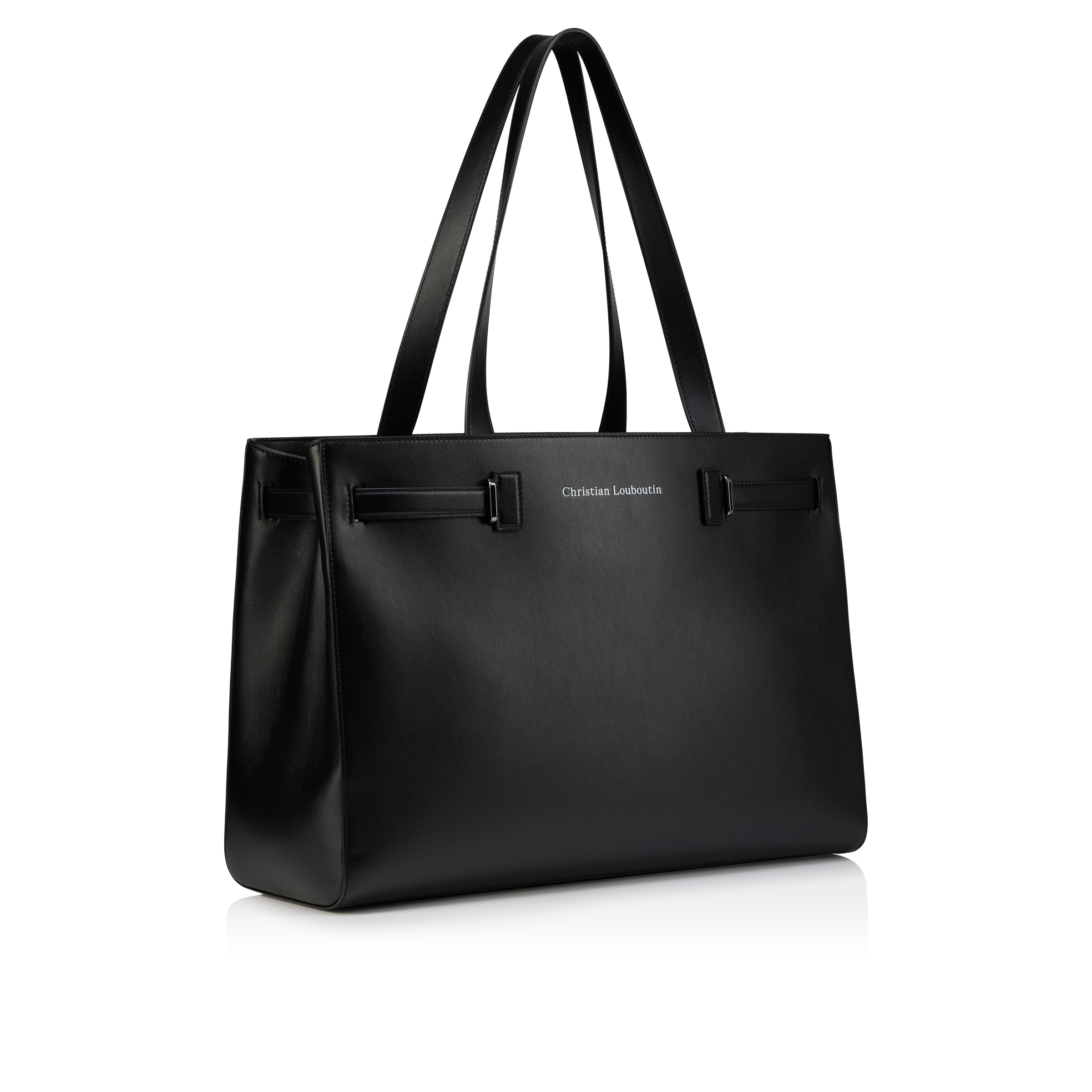Tactical - Tote bag - Smooth calf leather - Black - Christian
