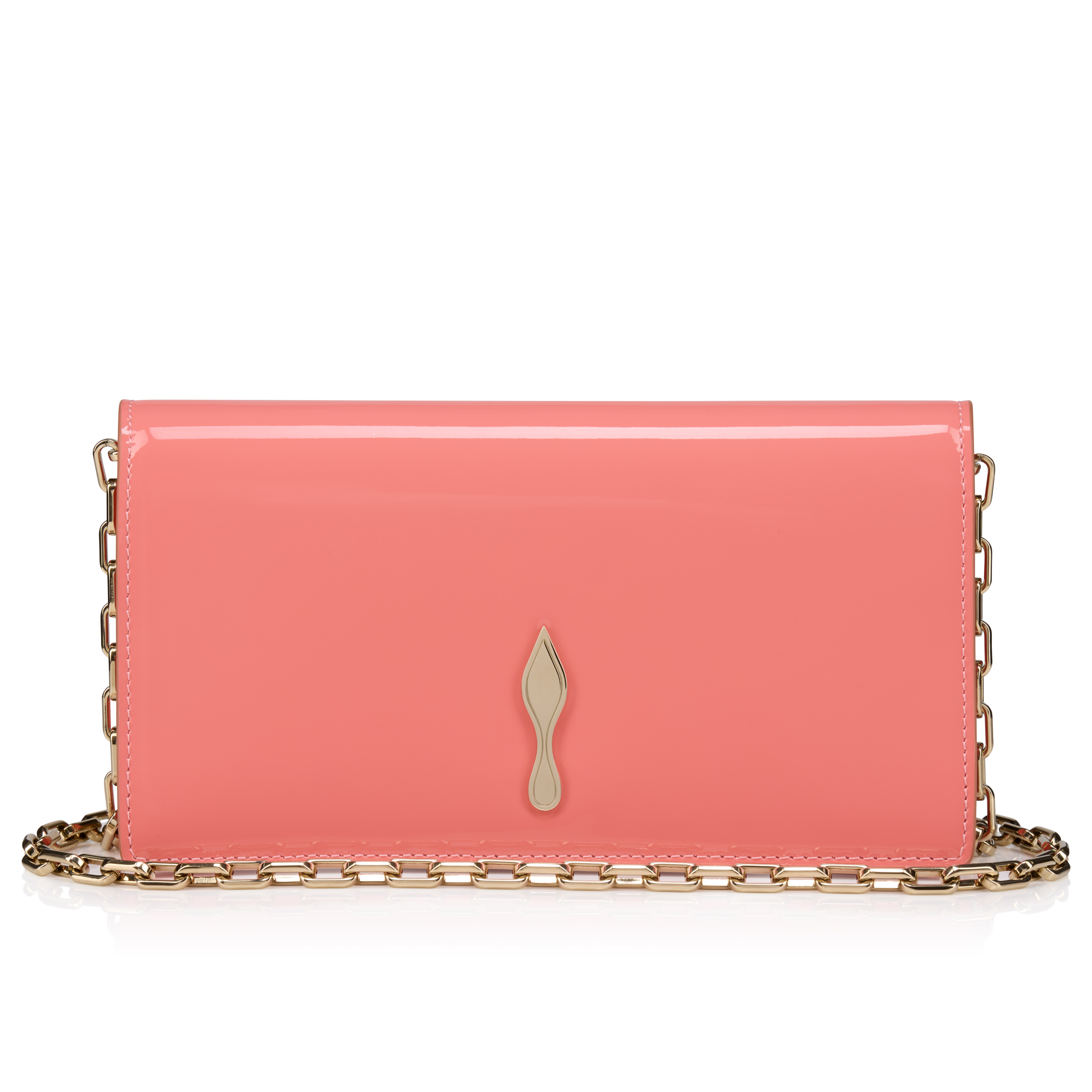 Bettina - Clutch - Patent calf leather - Grapefruit - Christian