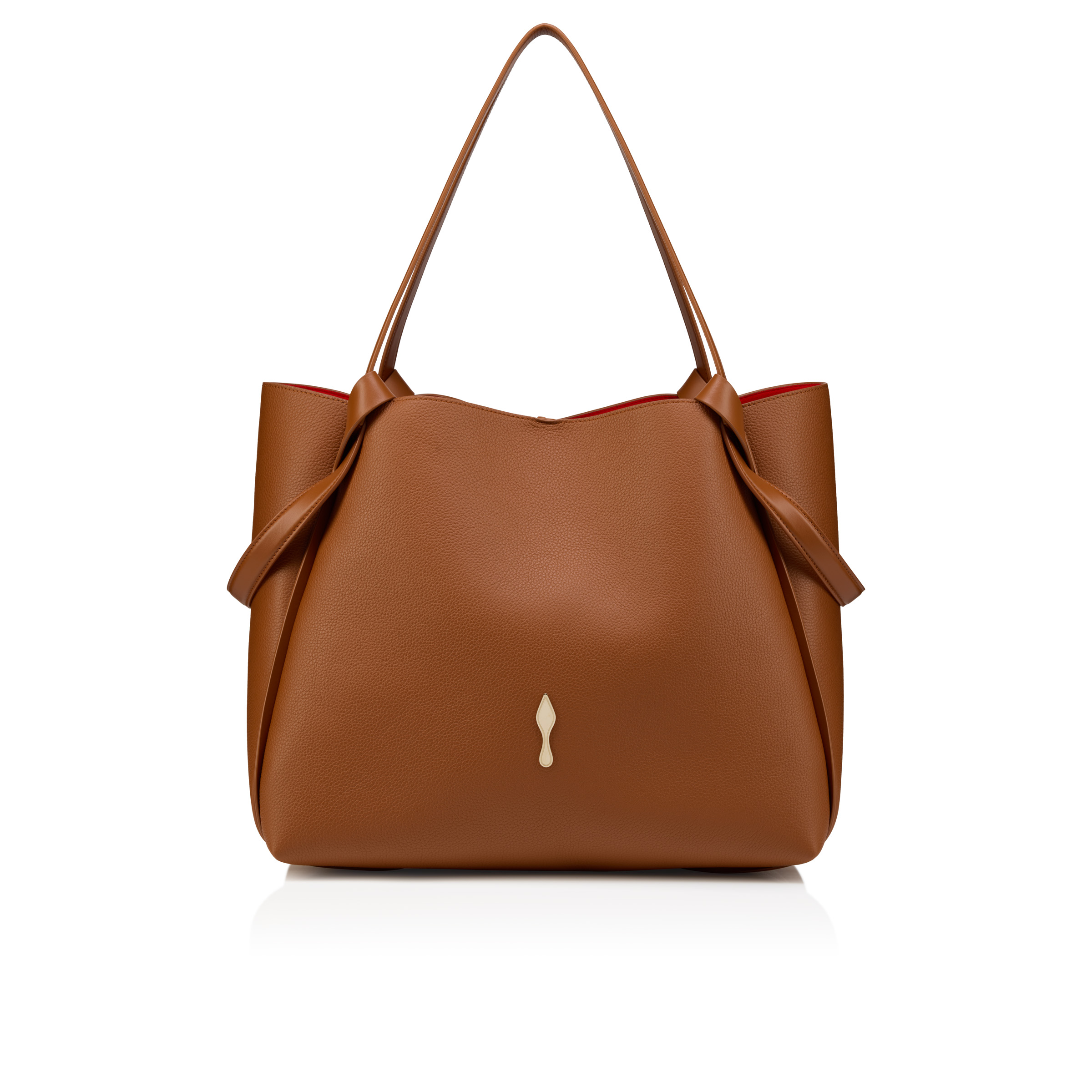 Bettina large - Tote bag - Grained calf leather - Cuoio