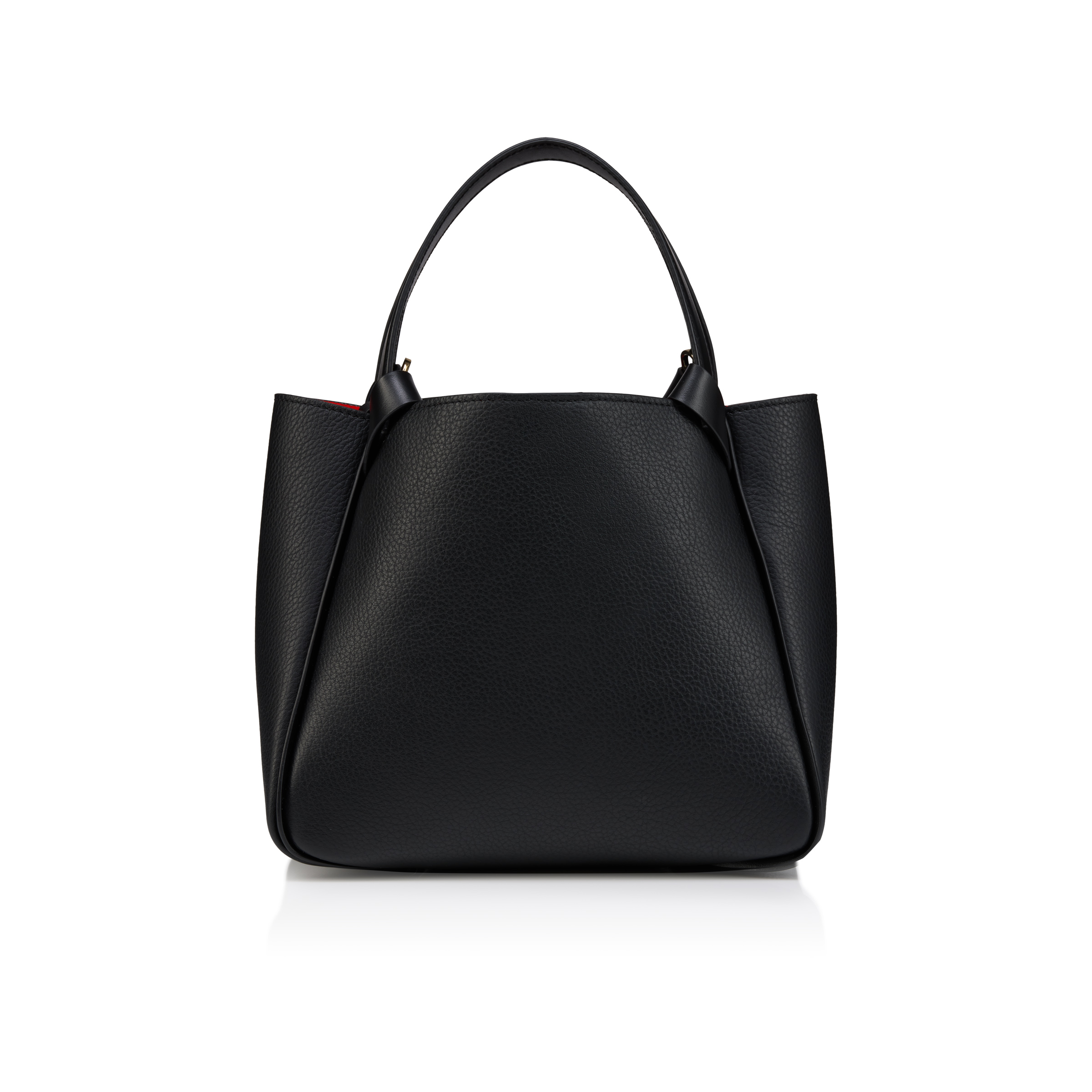 Bettina mini - Tote bag - Grained calf leather - Black - Christian
