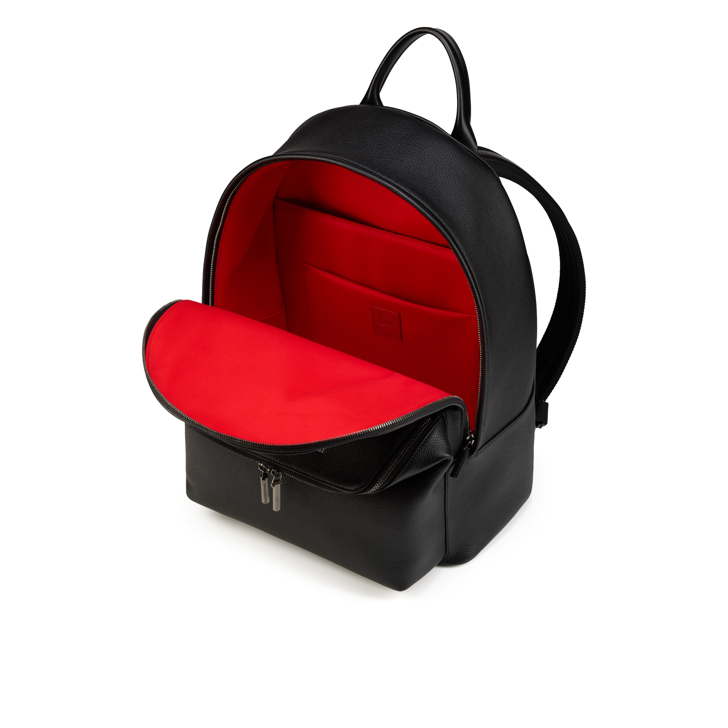 Nostalgic - Backpack - Grained calf leather - Black - Christian