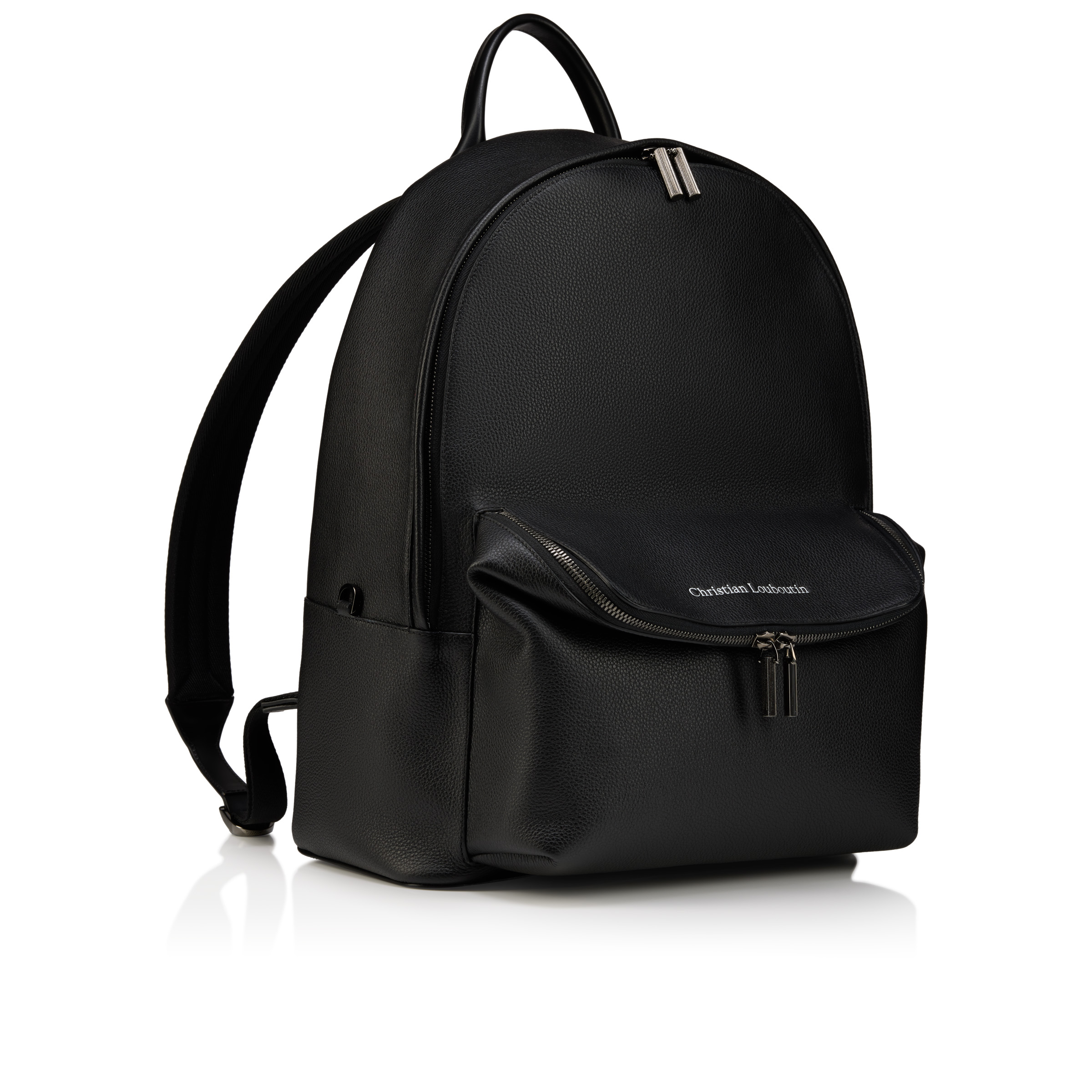 Nostalgic - Backpack - Grained calf leather - Black - Christian
