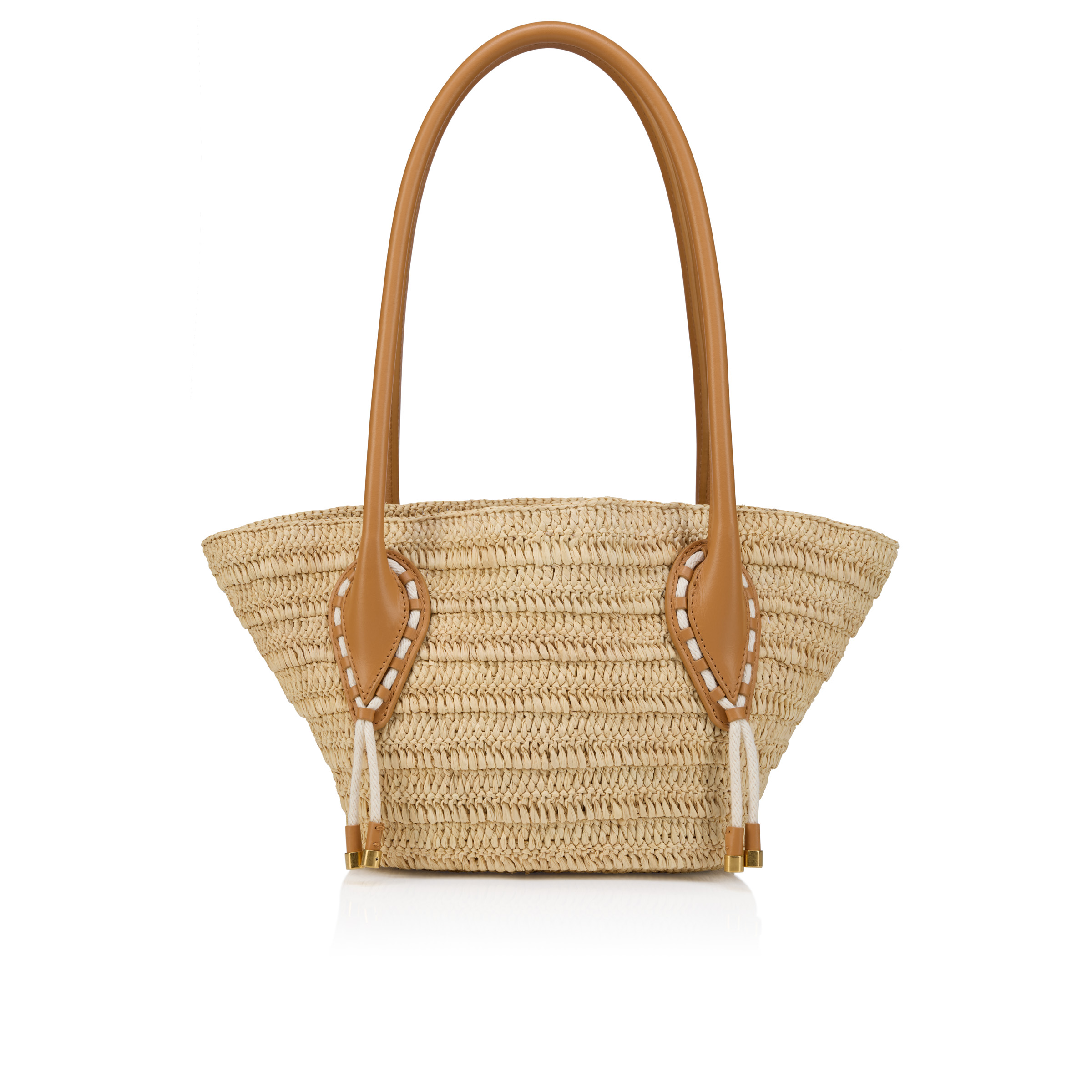 バッグ Christian Louboutin Venus mini - Tote bag - Raffia - Natural - Christian Louboutin
