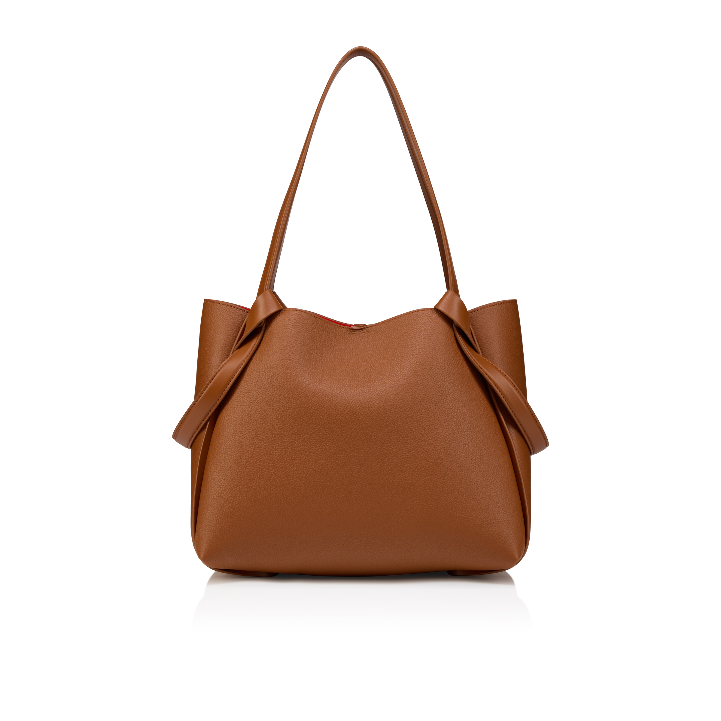 Bettina small - Tote bag - Grained calf leather - Cuoio