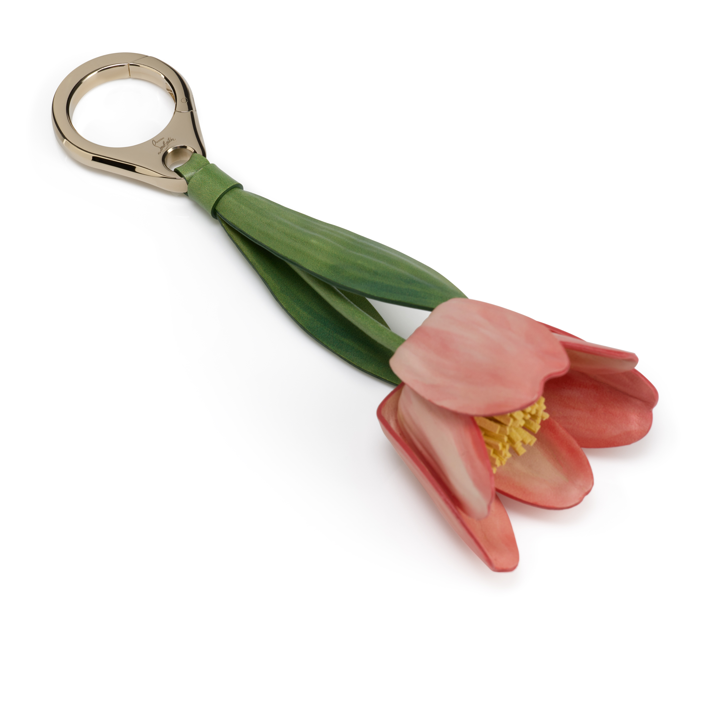 Bag Charm - Keyring - Calf leather - Multicolor - Christian