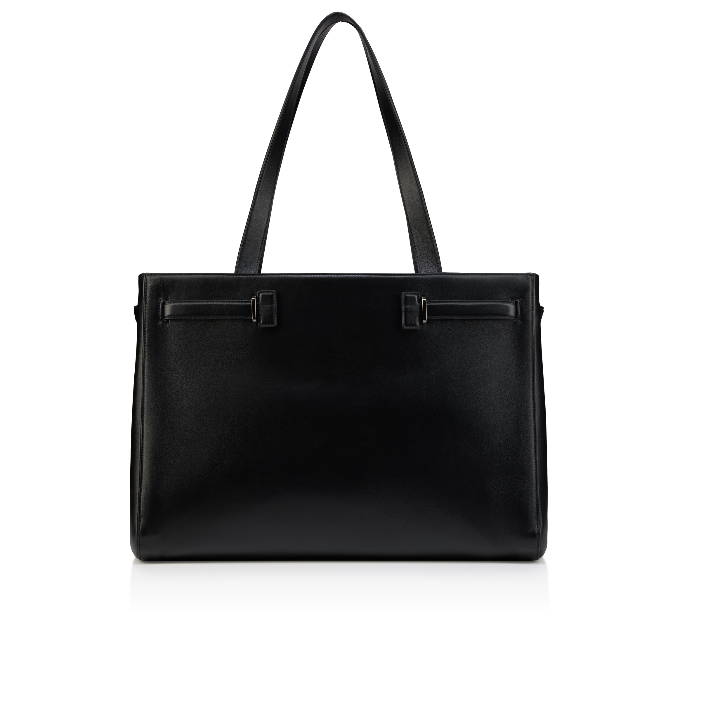 Tactical - Tote bag - Smooth calf leather - Black - Christian