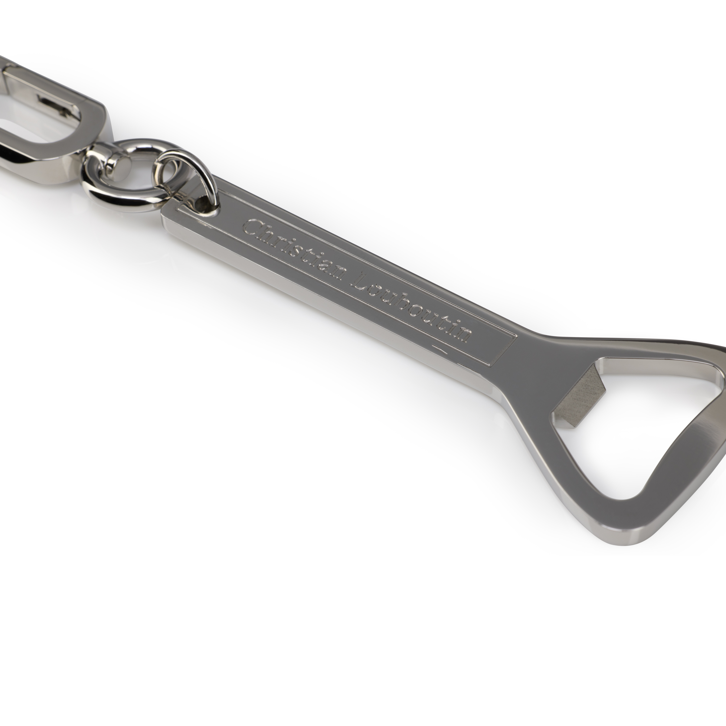 CL - Opener keyring - Metal - Silver - Christian Louboutin United