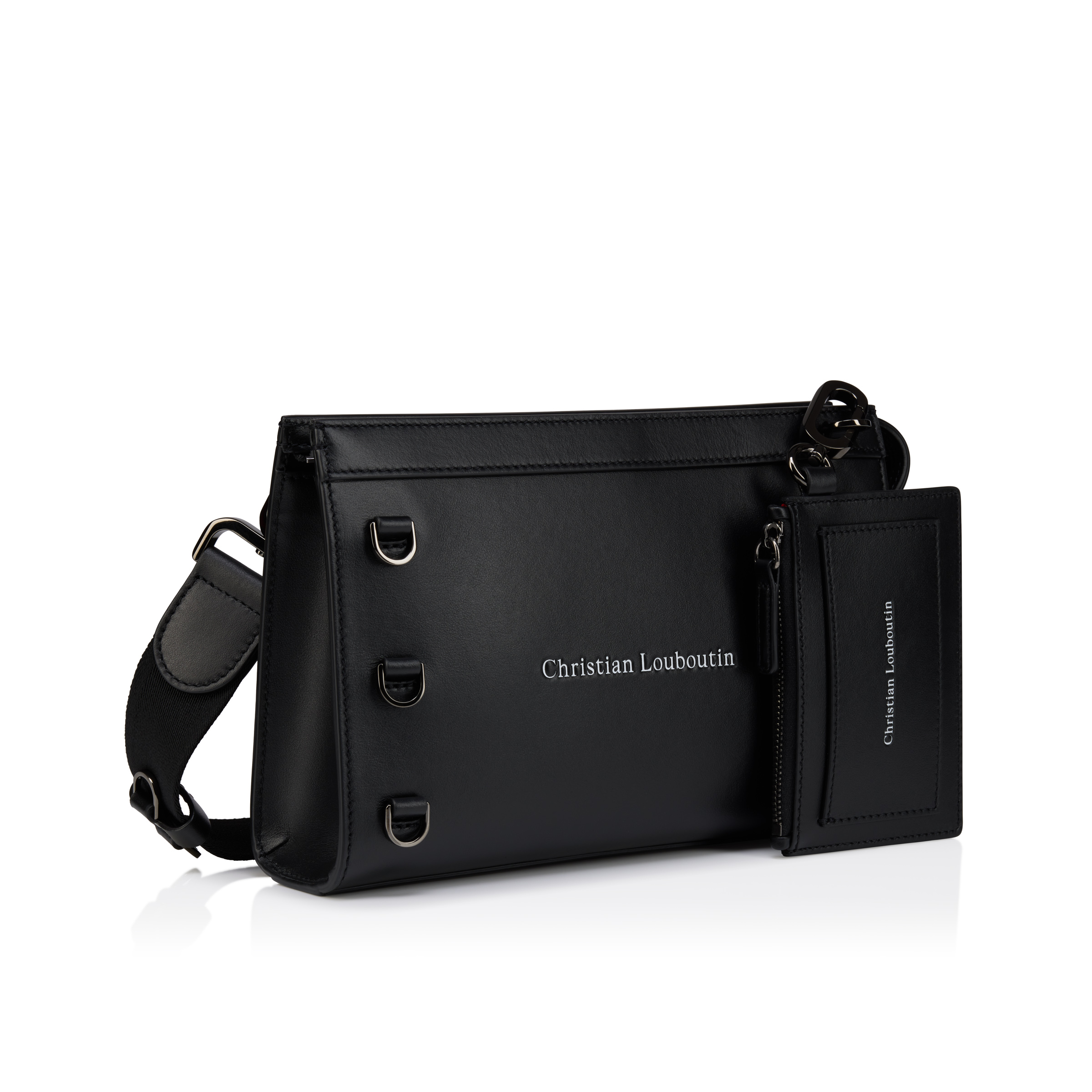 Kosmica - Cross-body bag - Smooth calf leather - Black - Christian