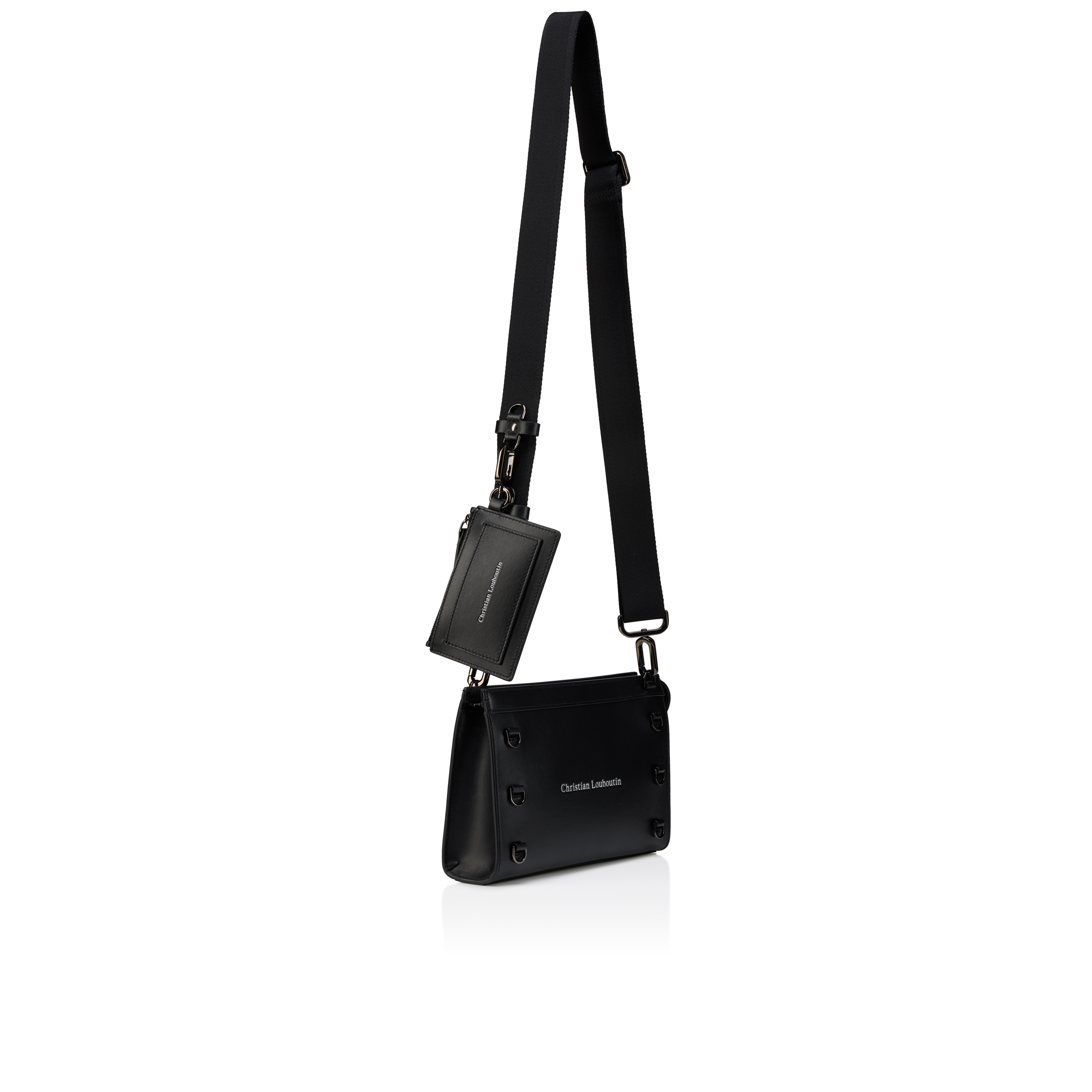 Kosmica - Cross-body bag - Smooth calf leather - Black - Christian