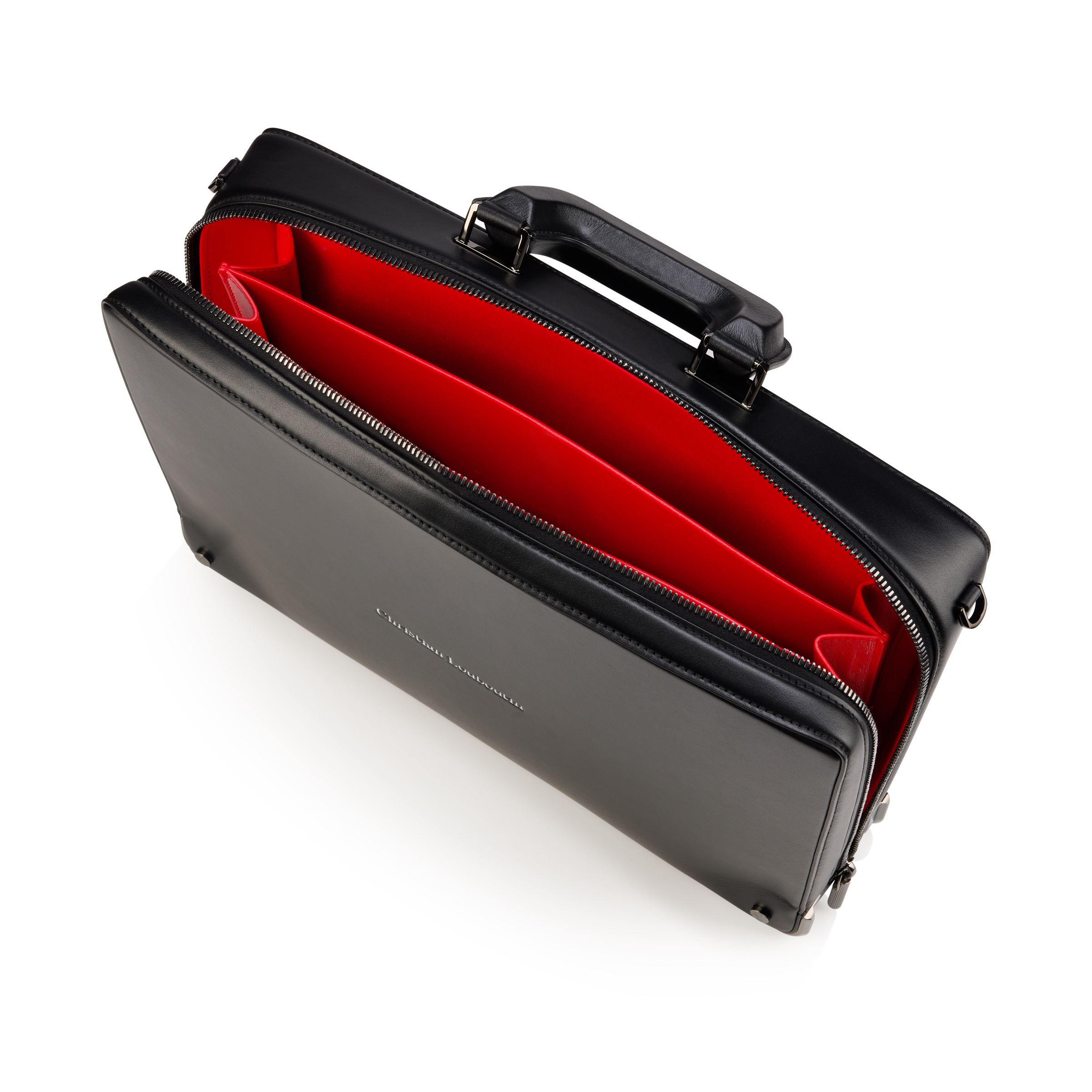 Tactical - Briefcase - Smooth calf leather - Black - Christian