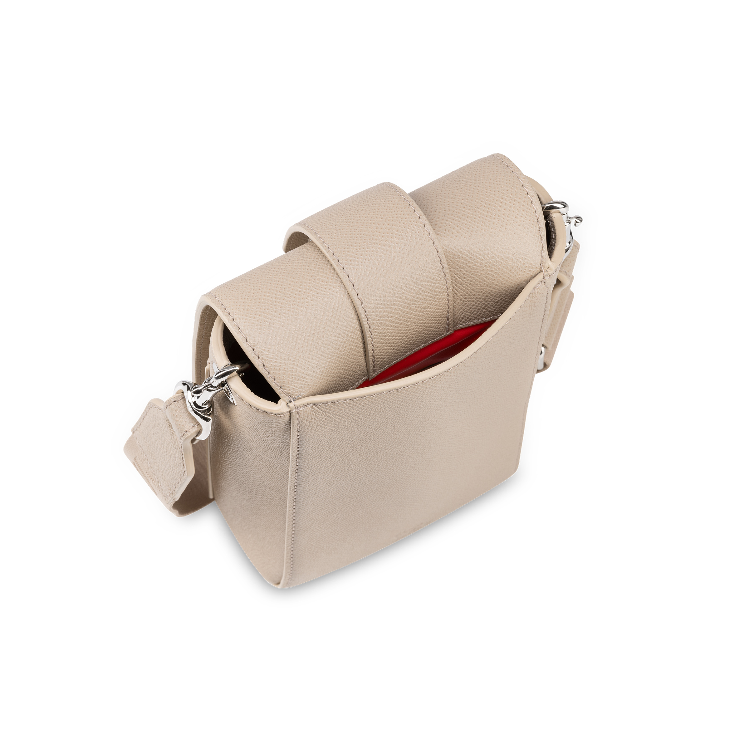 Groovy - Crossbody Bag - Alpina calf leather - Saharienne