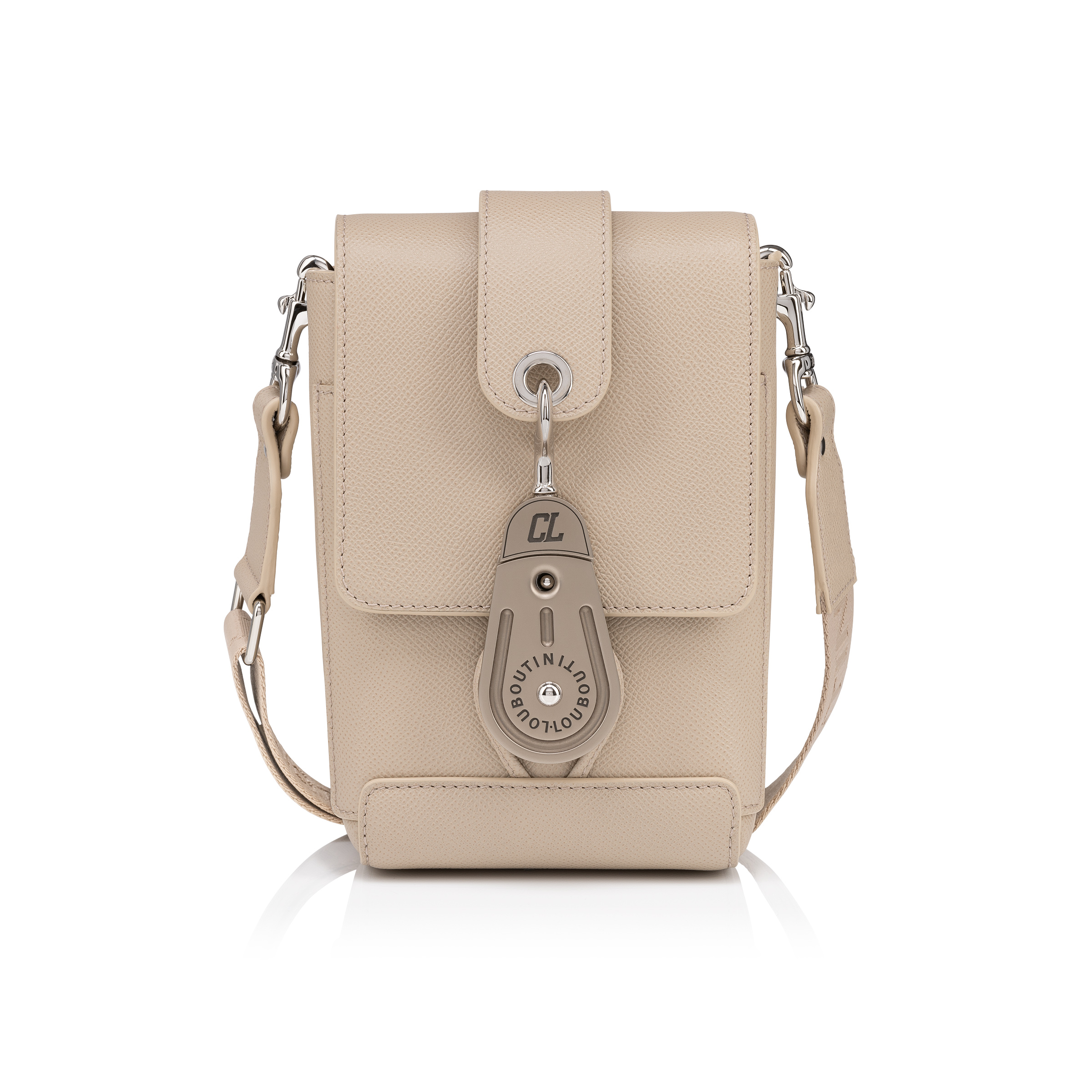 Christian Louboutin Groovy Crossbody Bag Beige